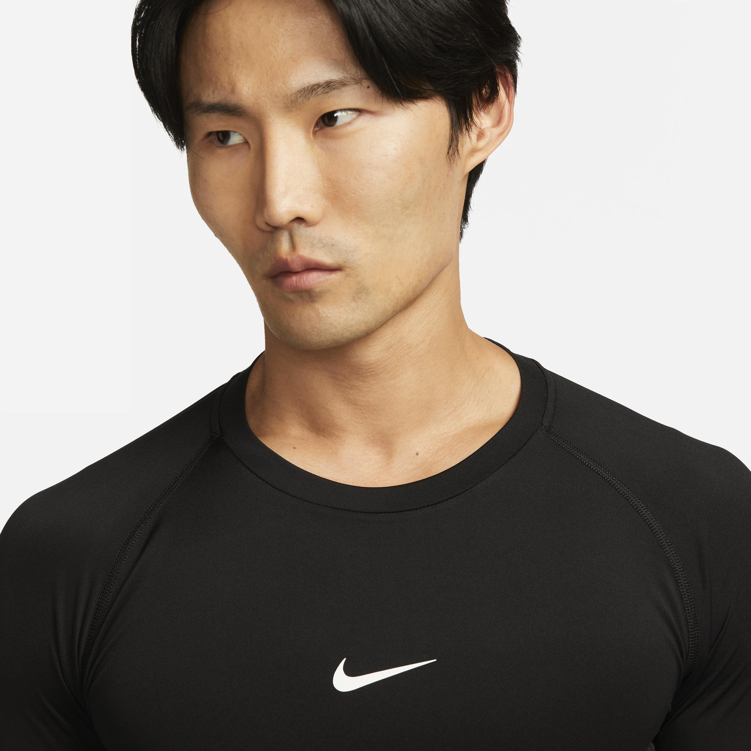 Mens Nike Pro Dri-FIT Tight Long-Sleeve Fitness Top | FB7919-010 Product Image