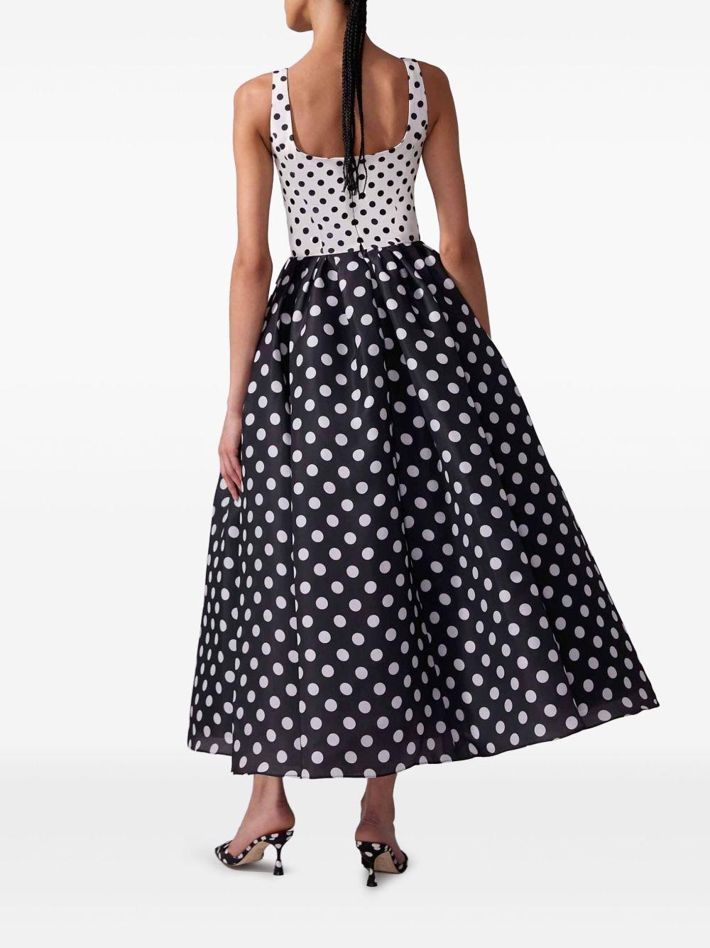 polka-dot midi dress  Product Image