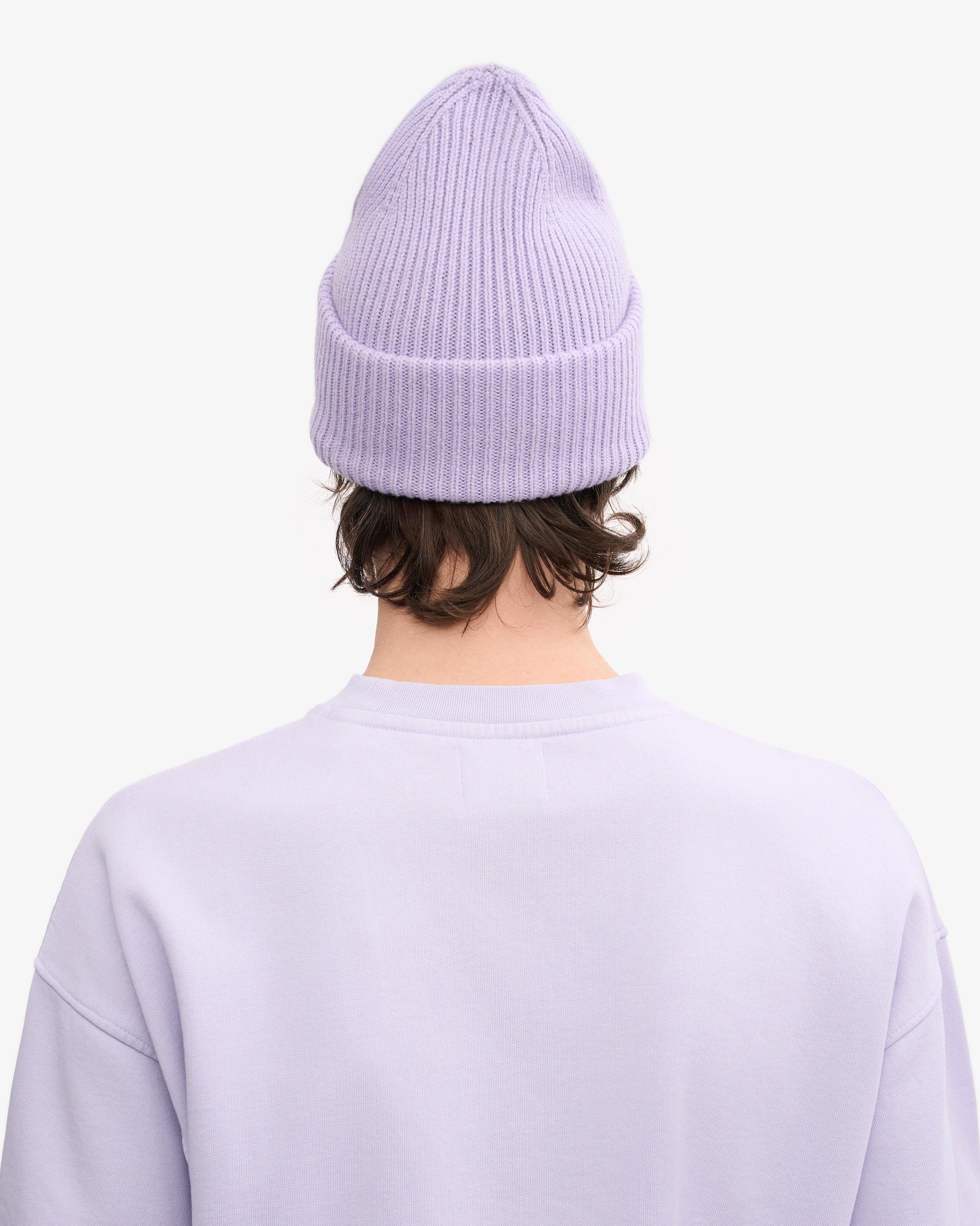 Merino Wool Hat - Soft Lavender Product Image