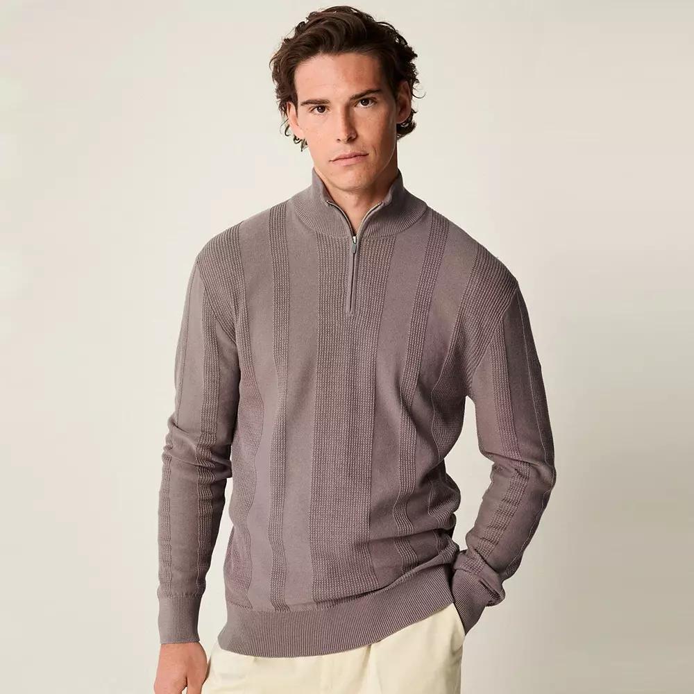 Mens NEXT Quater Zip Roll Neck Sweater Product Image