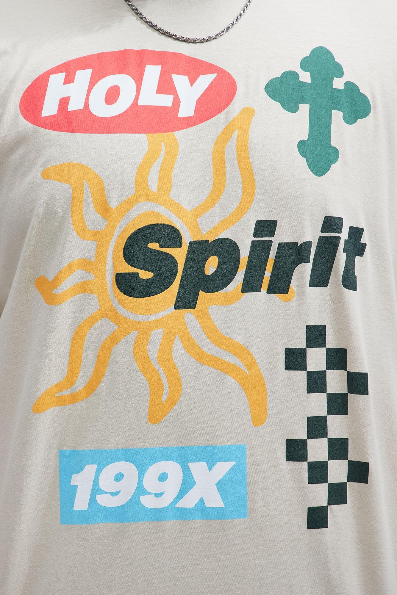 Holy Spirit Sun Long Sleeve Tee - Khaki Product Image