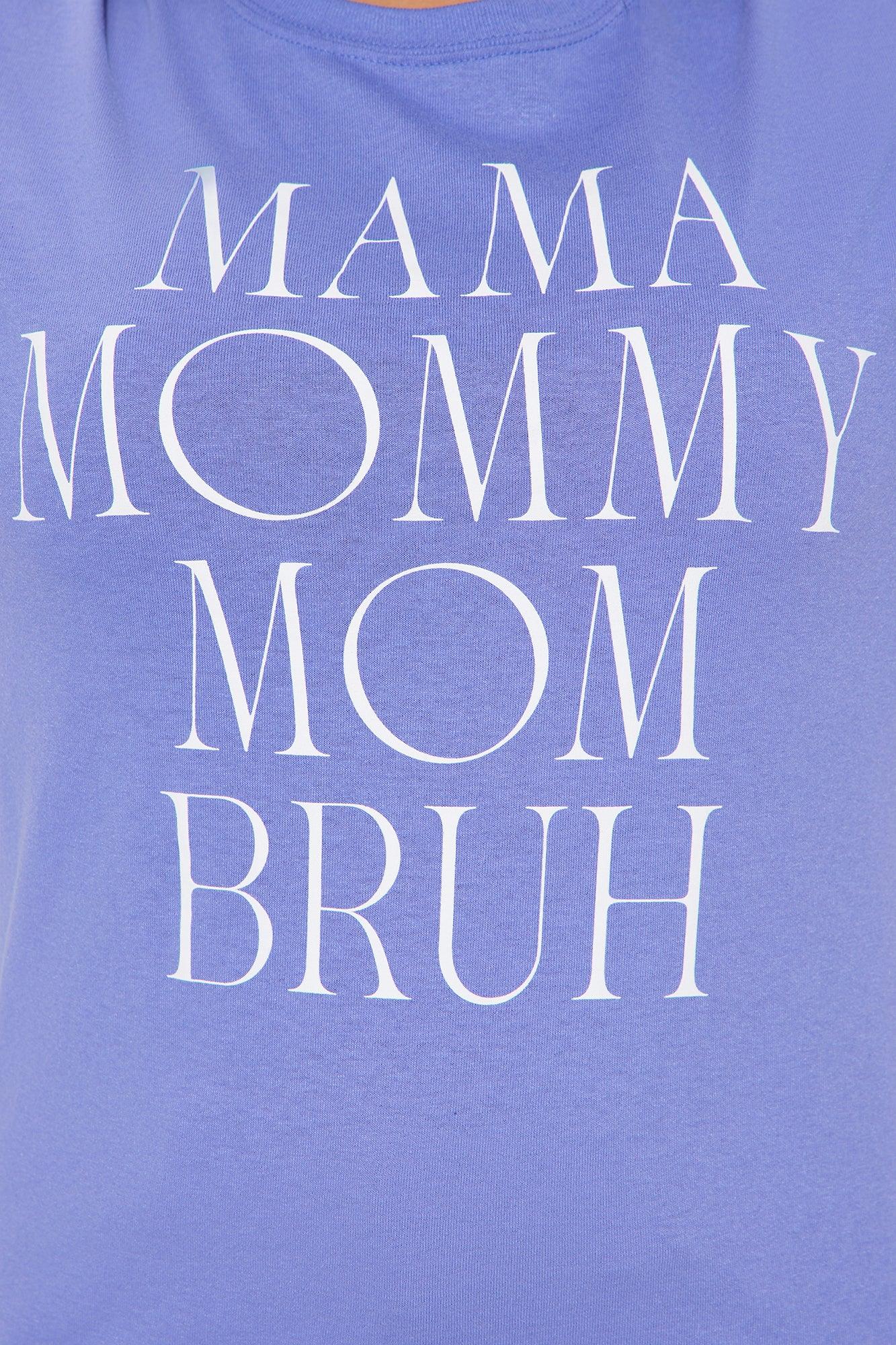 Mama Oversized Tee  - Lavender Product Image