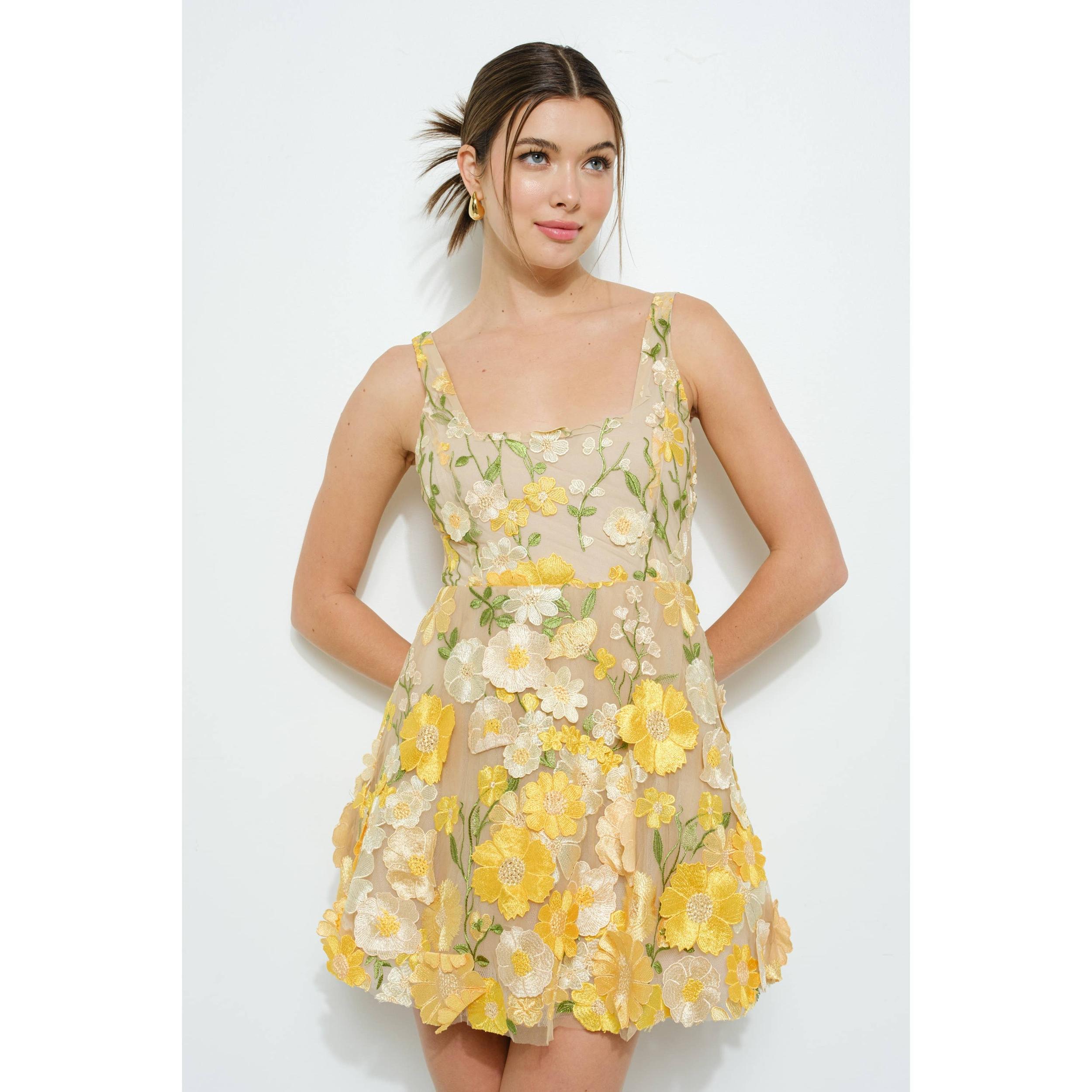Buttercup Mini Dress Product Image