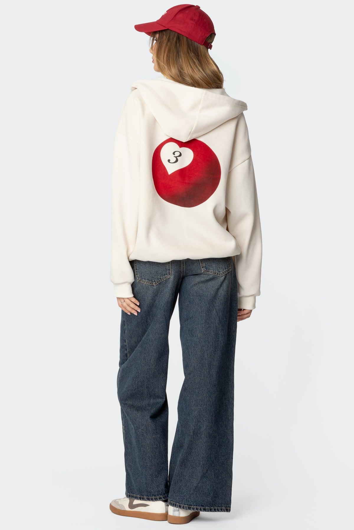 Magic 3 Oversized Zip Up Hoodie Product Image