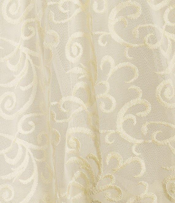 Layered With Love Eloise Soutache Lace Square Neck Sleeveless Bubble Hem Mini Dress Product Image