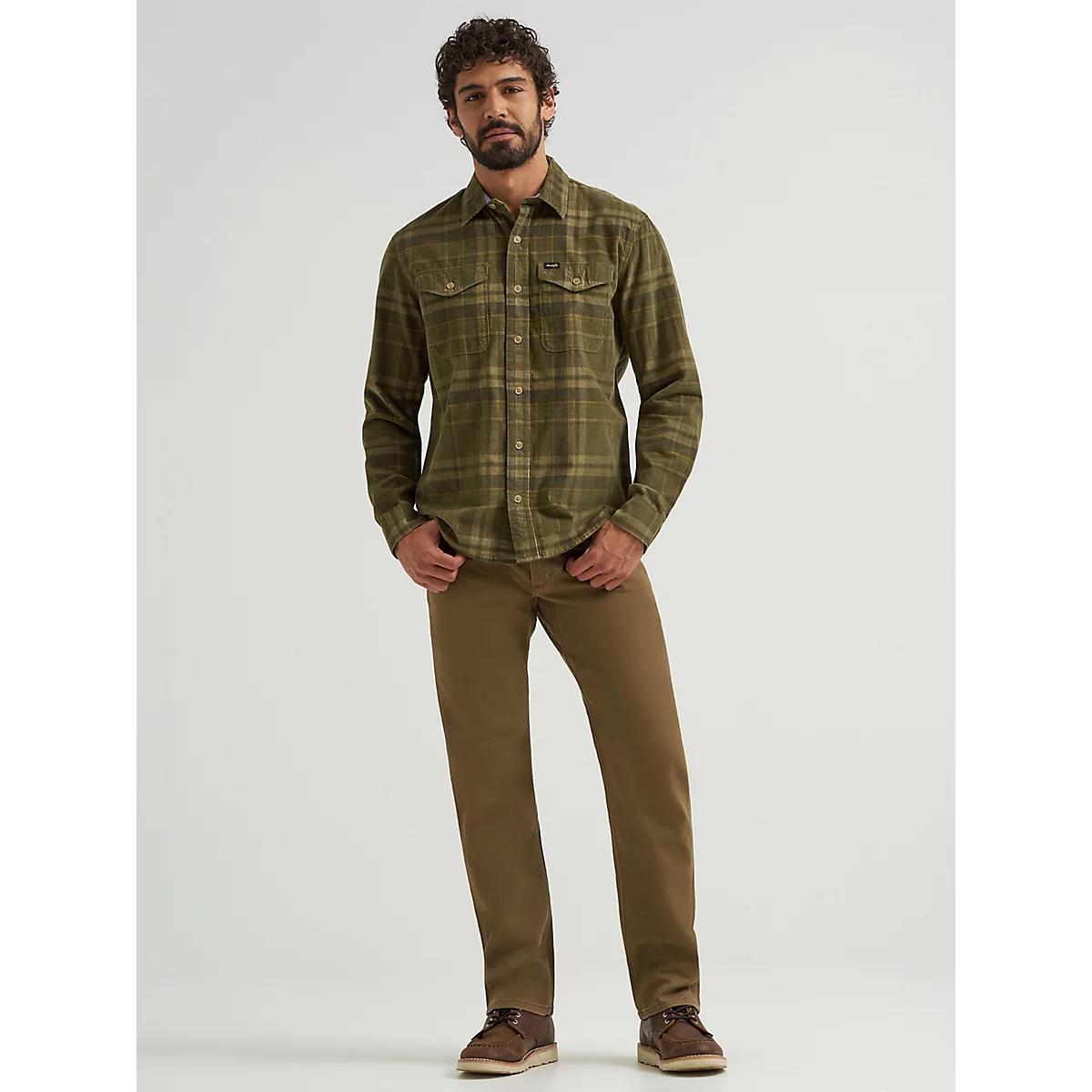 Men's Corduroy Shirt in Dark Sapphire Product Image