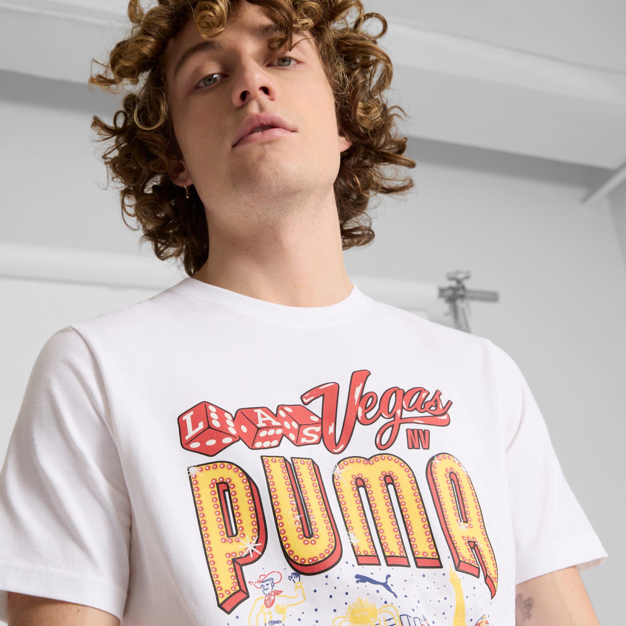 PUMA Las Vegas Billboards Men's Graphic T-Shirt Product Image