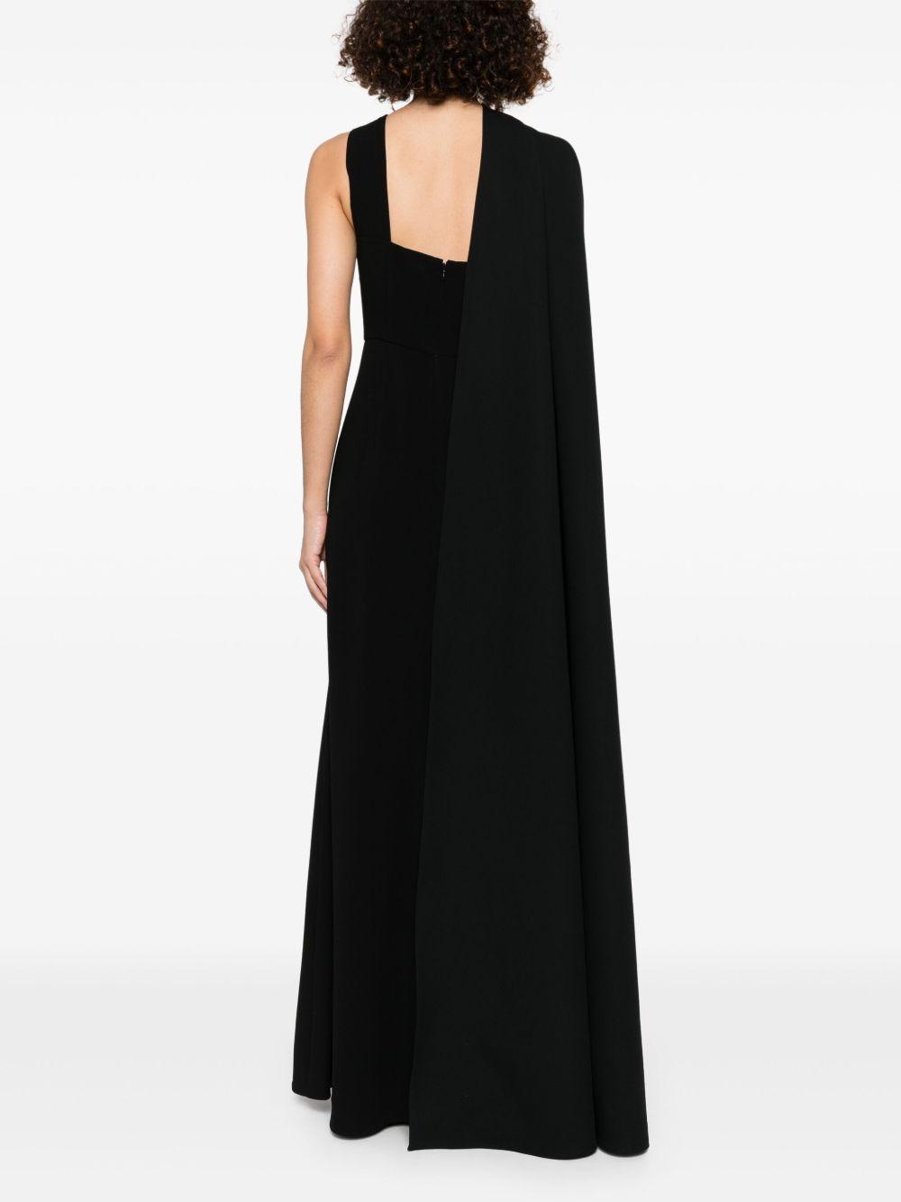embellished asymmetric gown Product Image