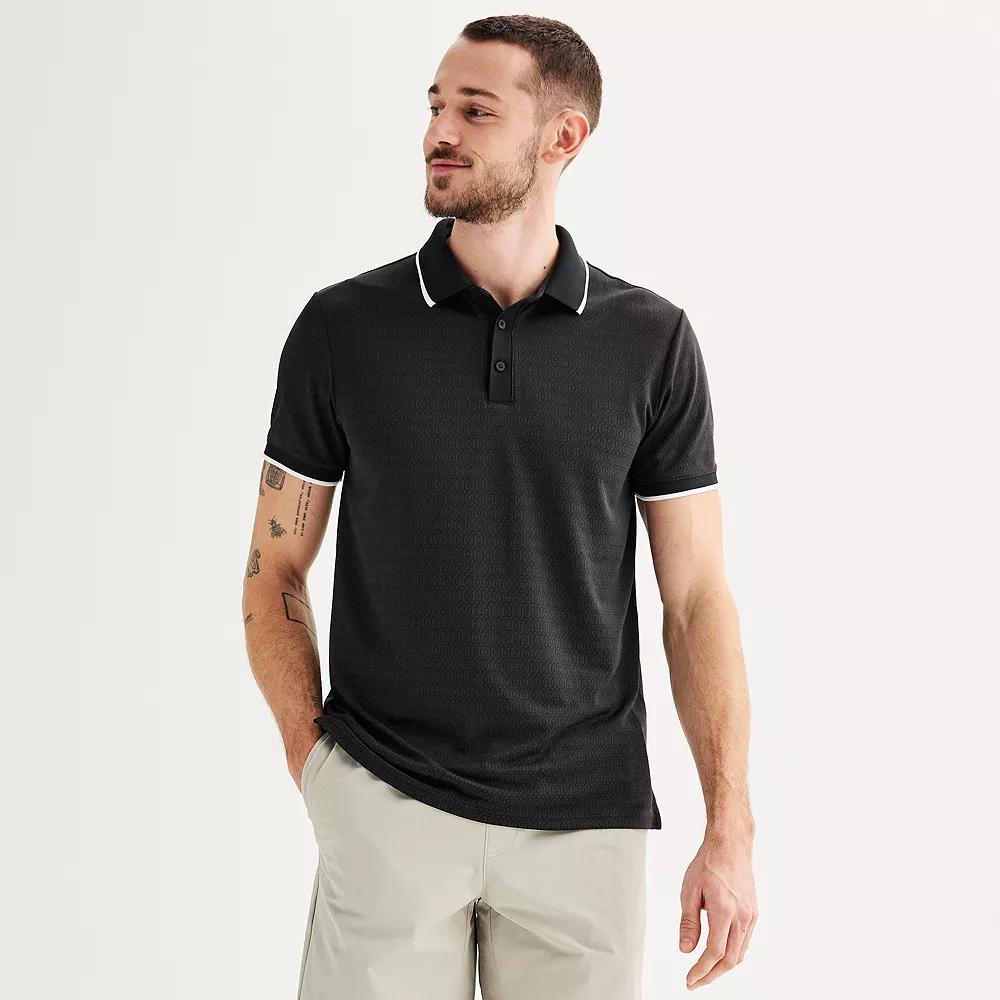 Men's FLX Tipped Commuter Polo, Size: Small, Black Product Image