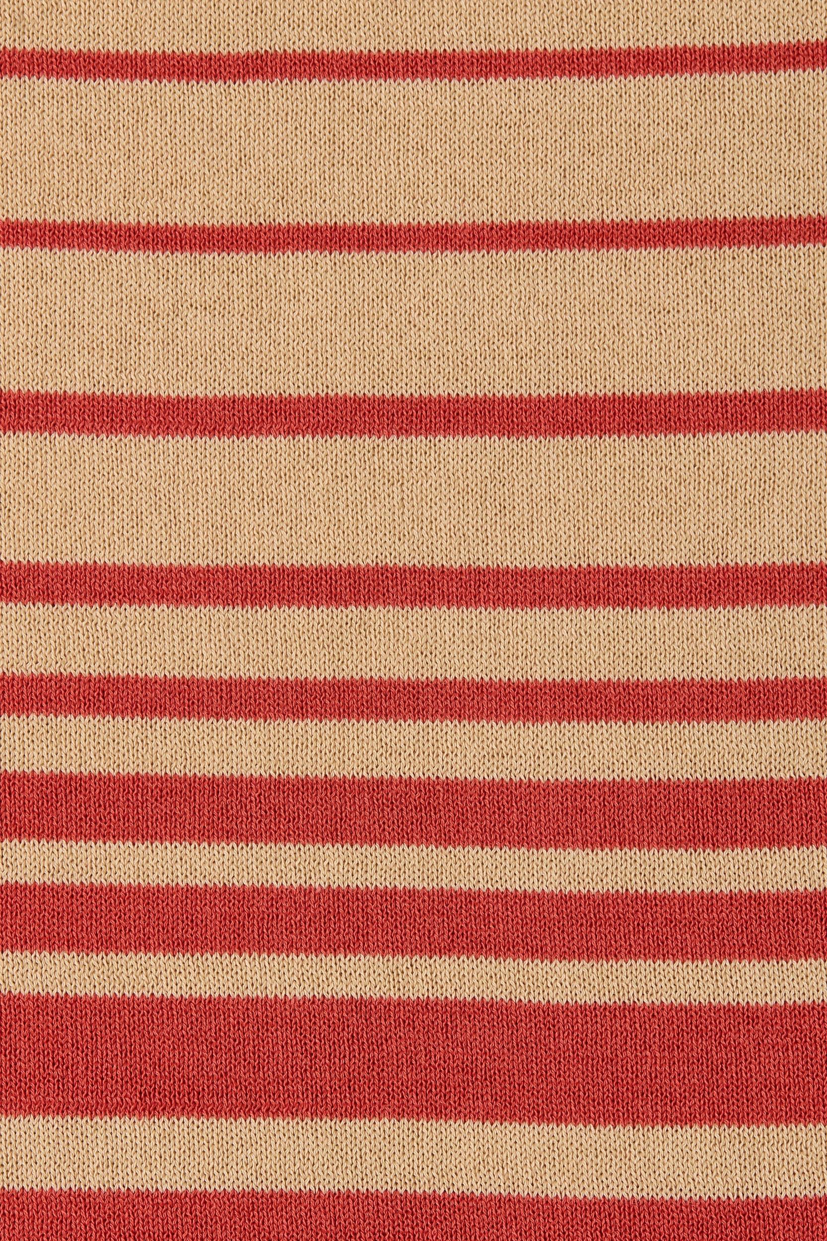 Citara Skirt Accordion Stripe Amber Fawn - Final Sale Product Image