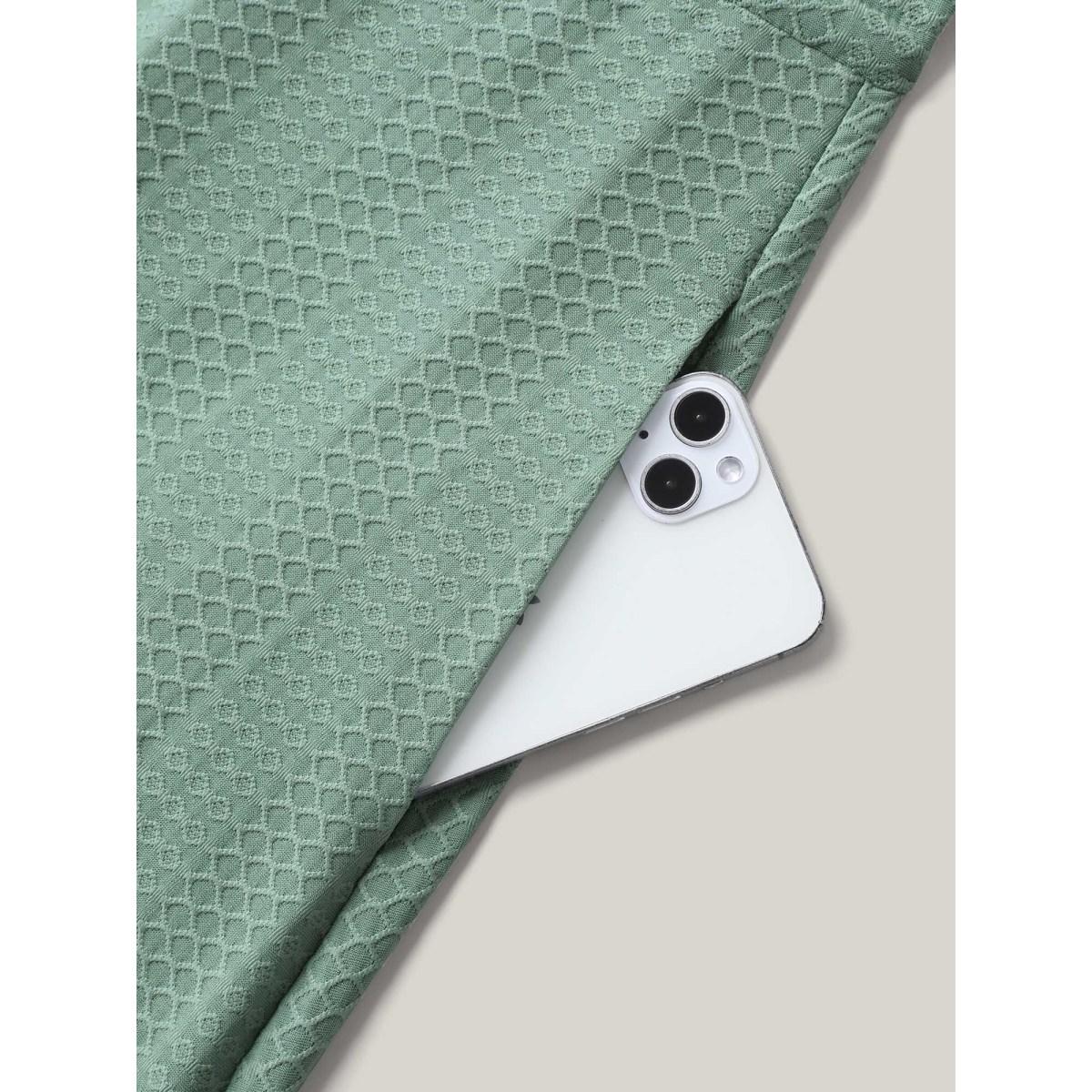 Plus Size Textured Waist-Tie Knit Midi Dress Sage Women Leisure Drawstring Knit Dresses Bloomchic 26/4X Product Image