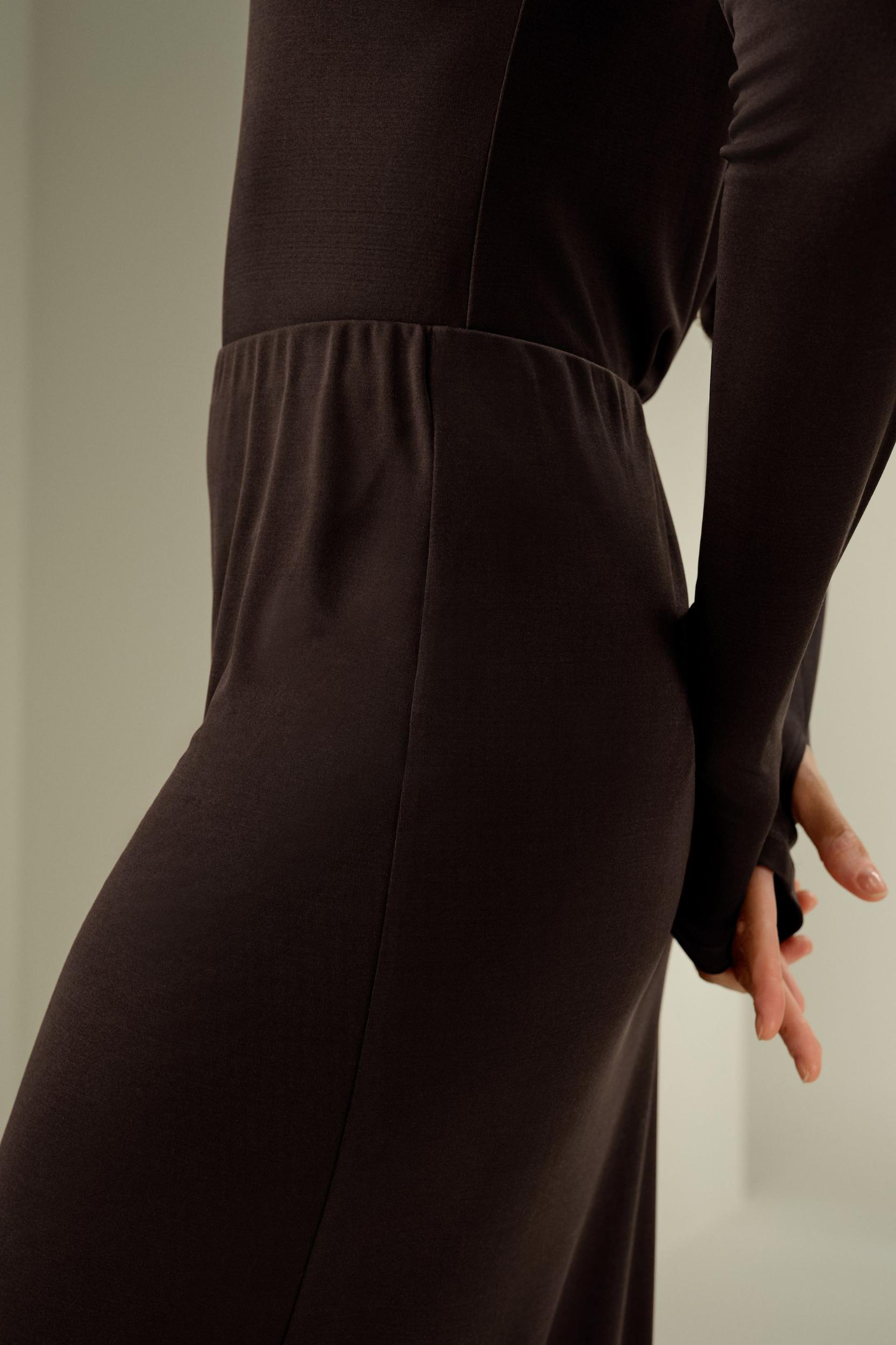 LILYSILK Womens Silk Midi Skirt | Black Pure Silk | Lightweight Knee-To-Calf Skirt 12 Product Image