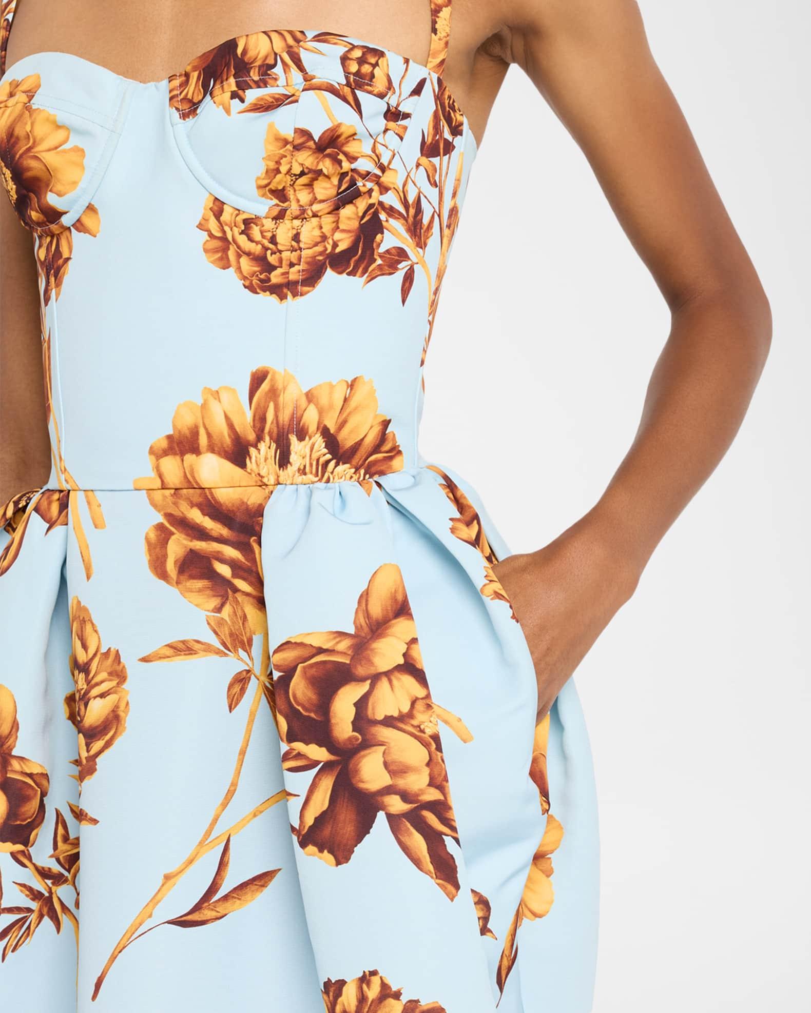 Peony Print Faille Gown Product Image