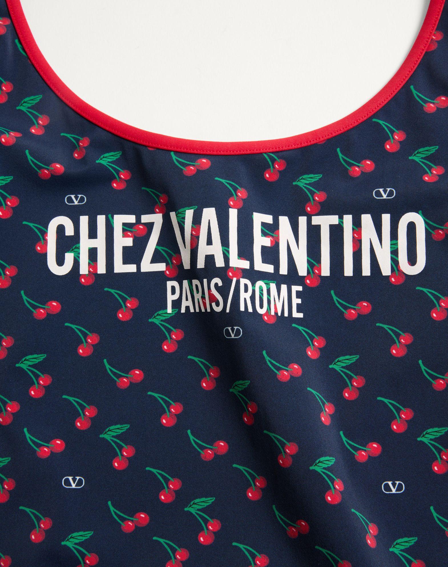 Lycra Swimsuit With Cherryfic Print Product Image