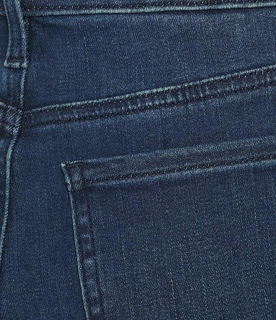 NYDJ Teresa Stretch Denim Wide Leg Frayed Hem Jeans Product Image