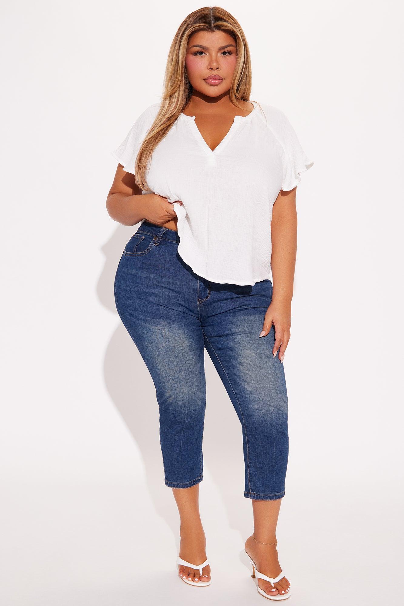 Breezy Outdoors Gauze Top - White Product Image