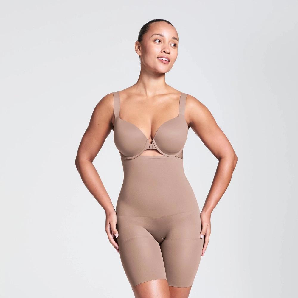 ASSETS by SPANX Women's Remarkable Results High-Waist Mid-Thigh Thigh Shapers 1X: Maximum Control, Ultra Firm Compression Product Image