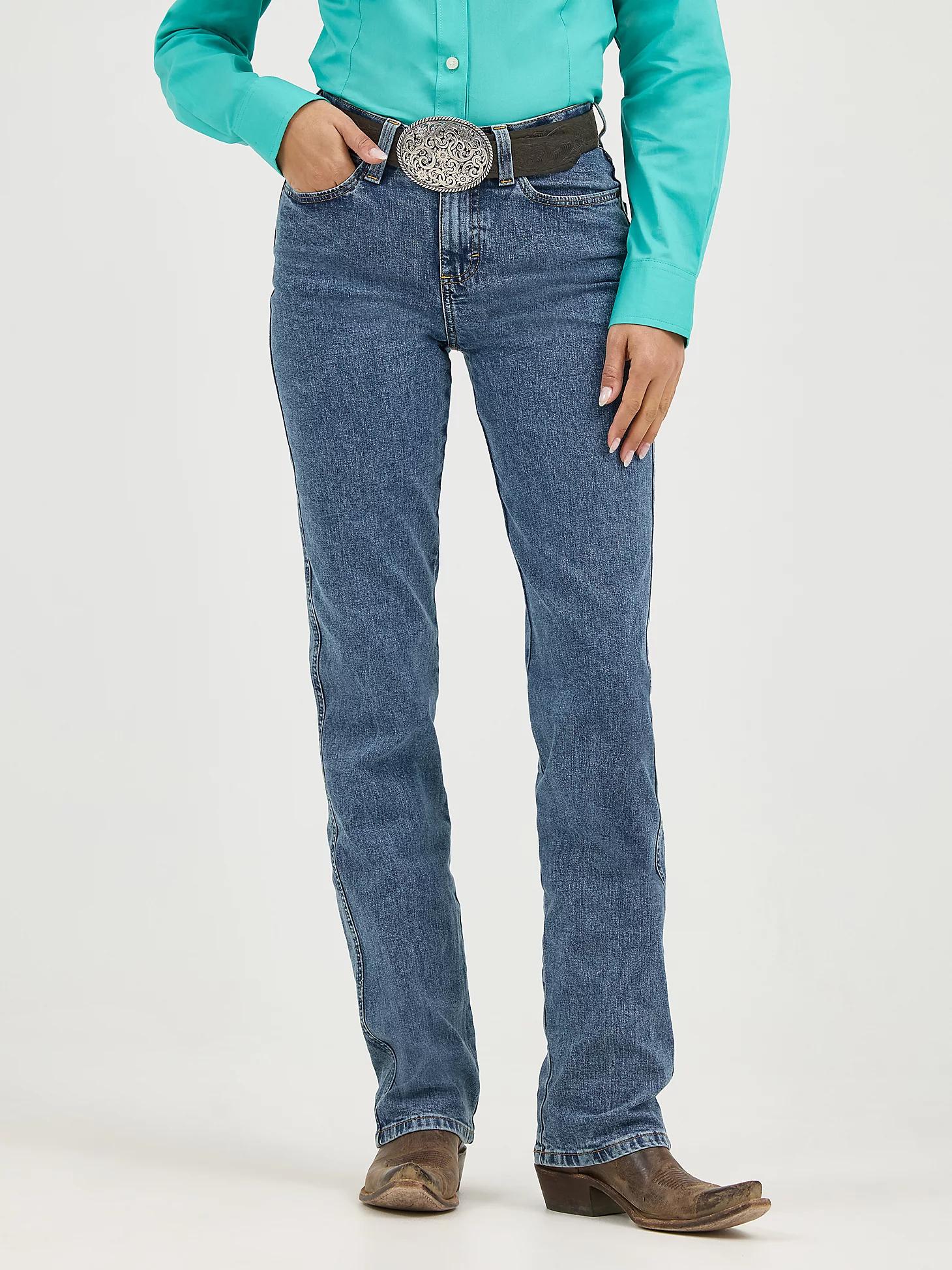 Women's Wrangler® Cowboy Cut® Slim Fit Stretch Jean in Stonewash Product Image