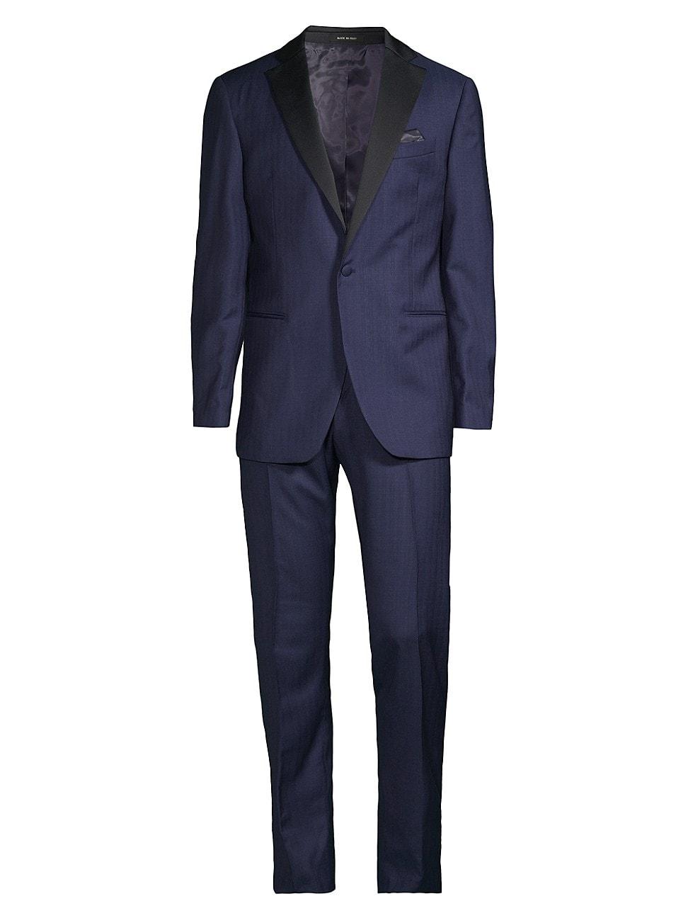 Mens COLLECTION Satin Notch Lapel Tuxedo Product Image