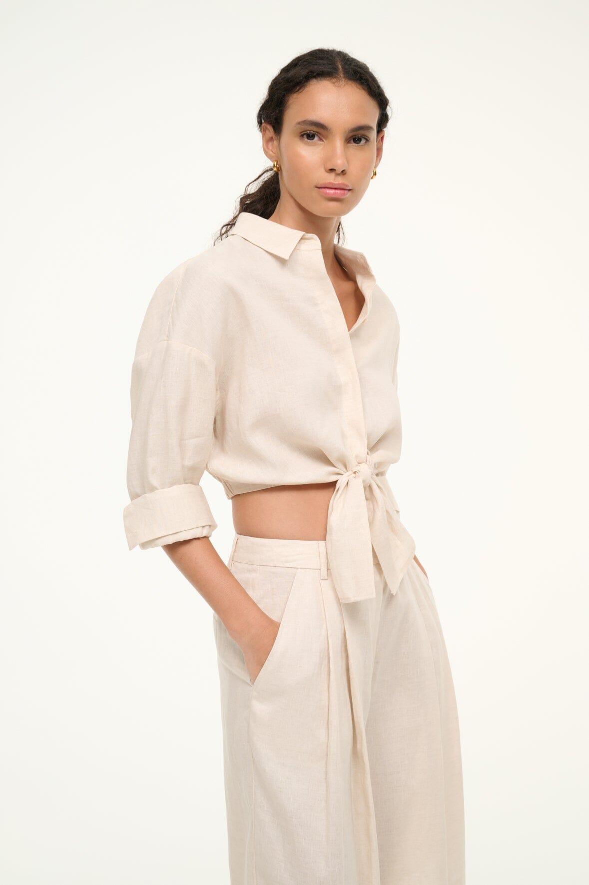 LISA LINEN TOP | NATURAL Product Image