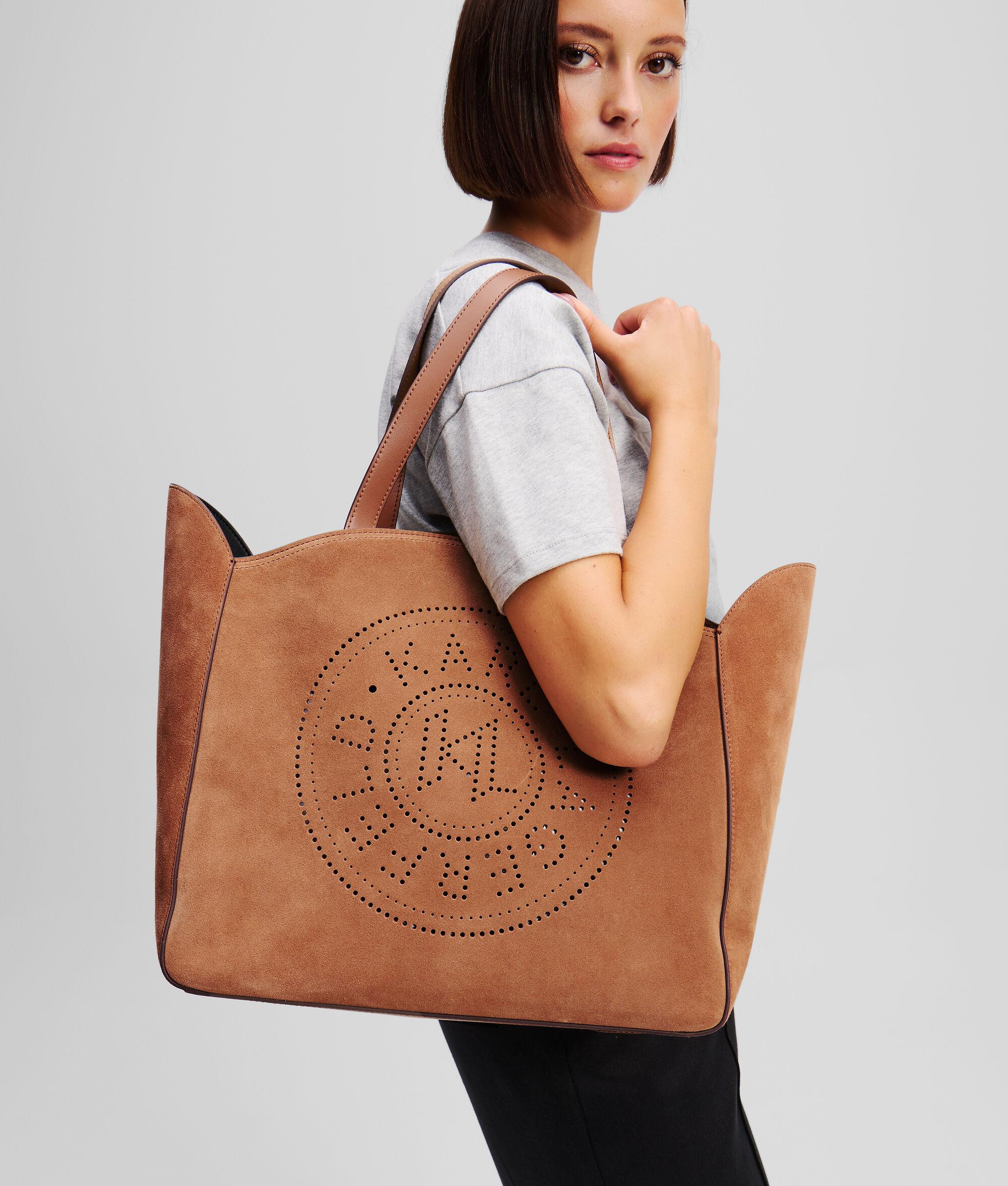 K/CIRCLE SUEDE TOTE BAG Product Image