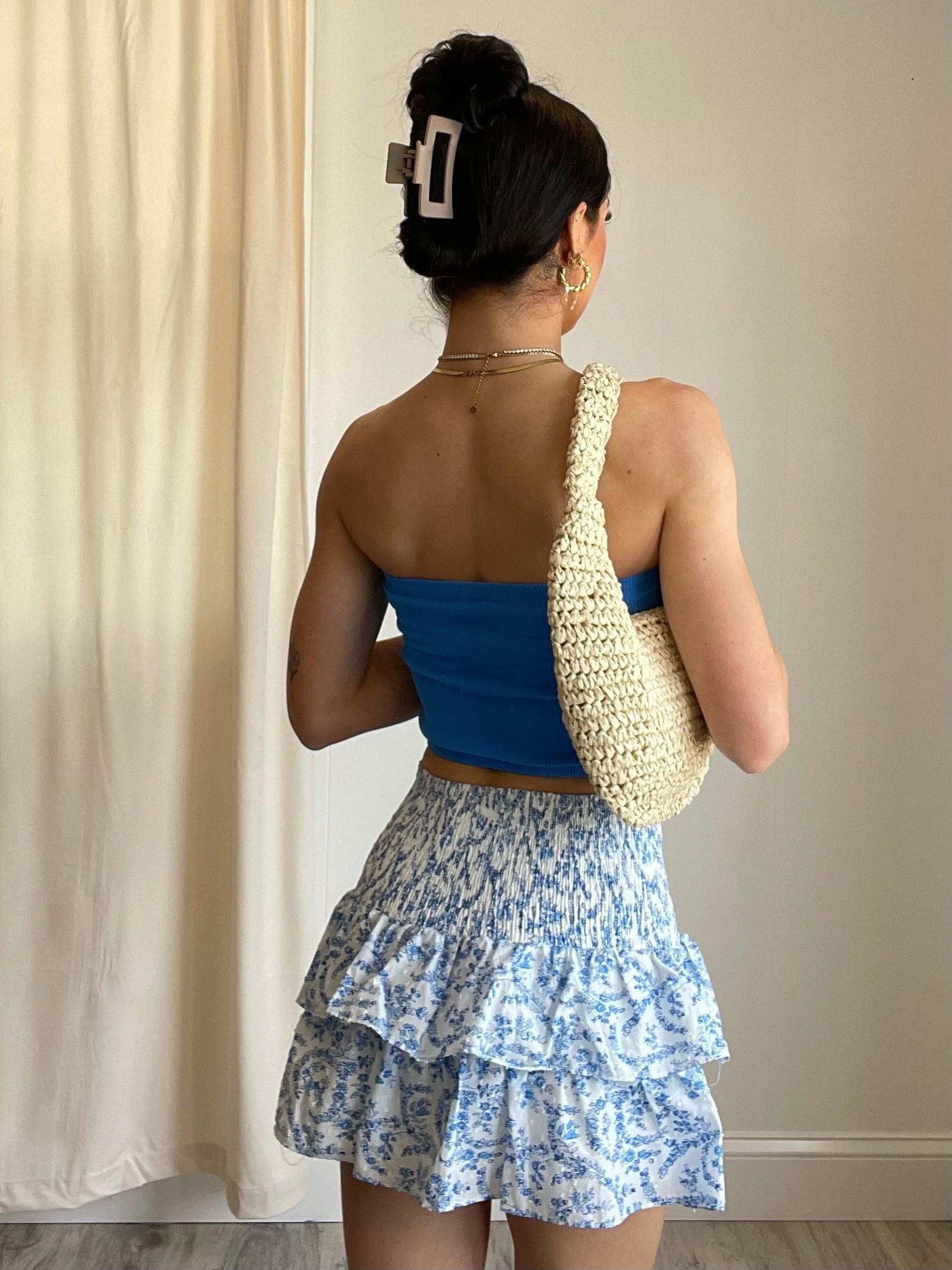 Steph Tiered Ruffle Mini Skirt | FINAL SALE Product Image