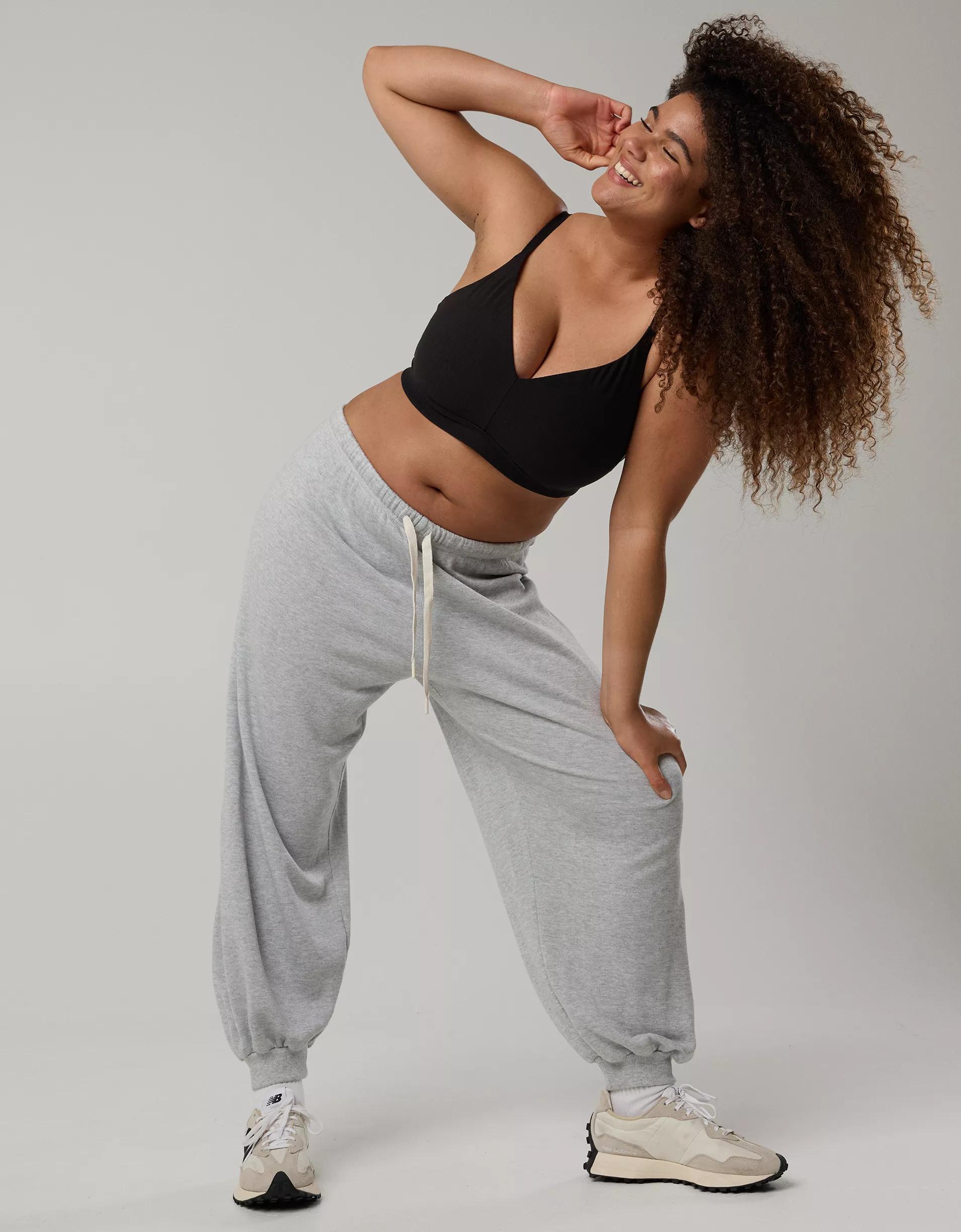 OFFLINE By Aerie Real Me XTRA Rib Triangle Sports Bra Product Image