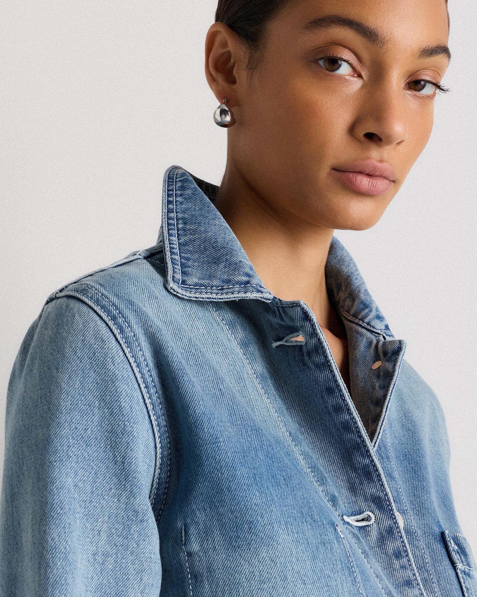 Quince | Women's Denim Chore Jacket Organic Cotton Product Image
