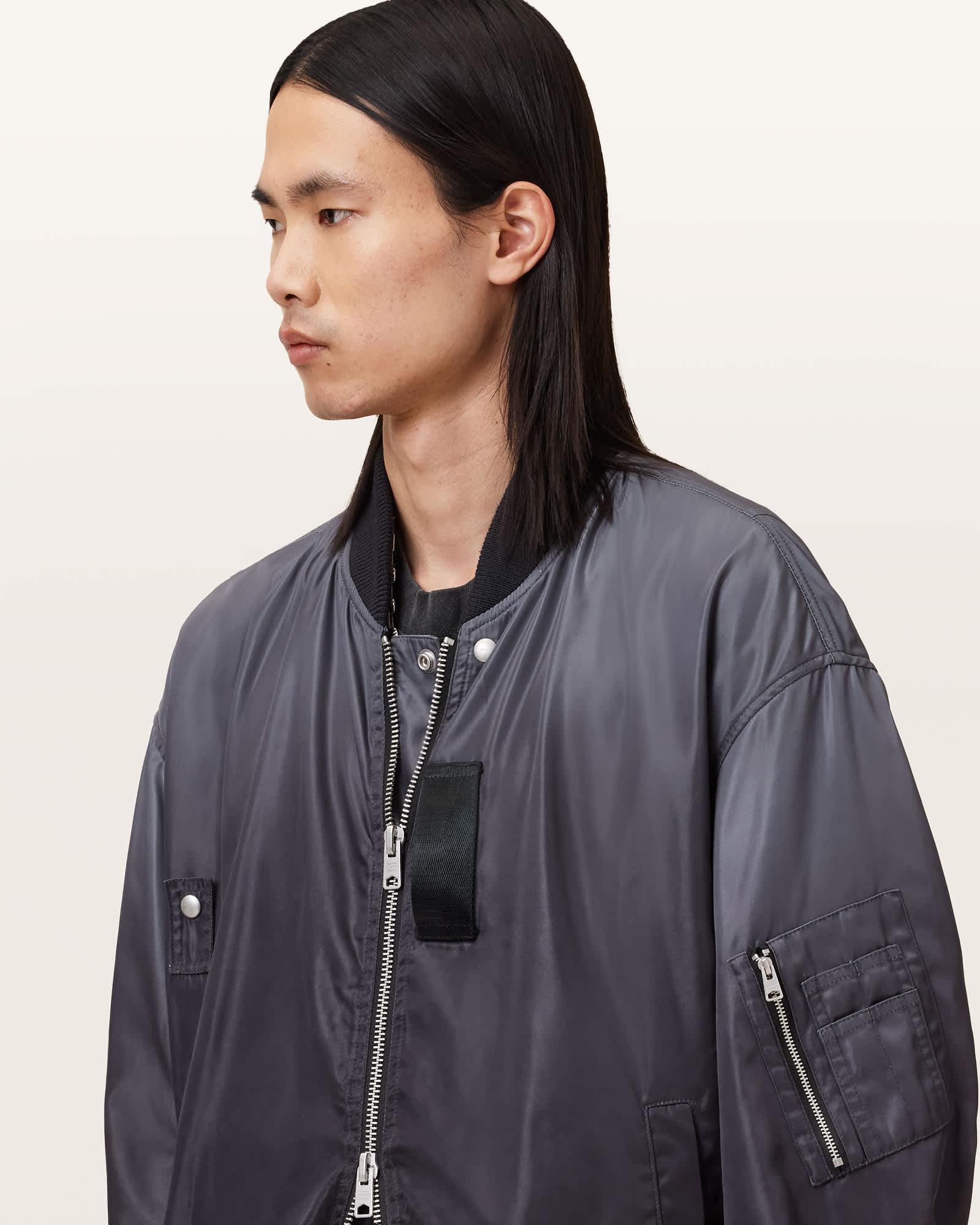 Cascade Relaxed Fit Bomber Jacket Product Image