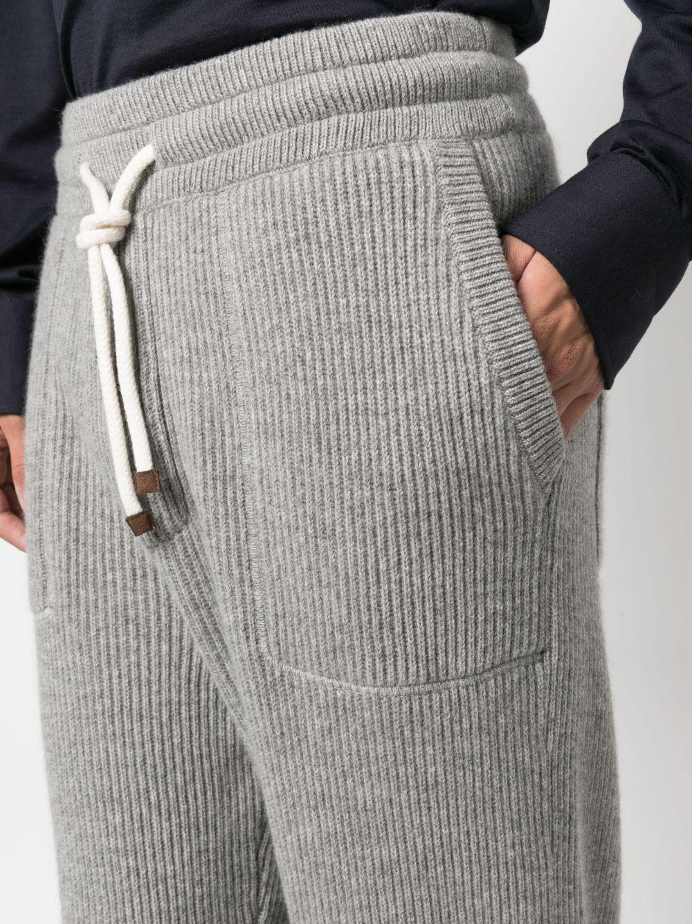 drawstring cashmere track pants Product Image