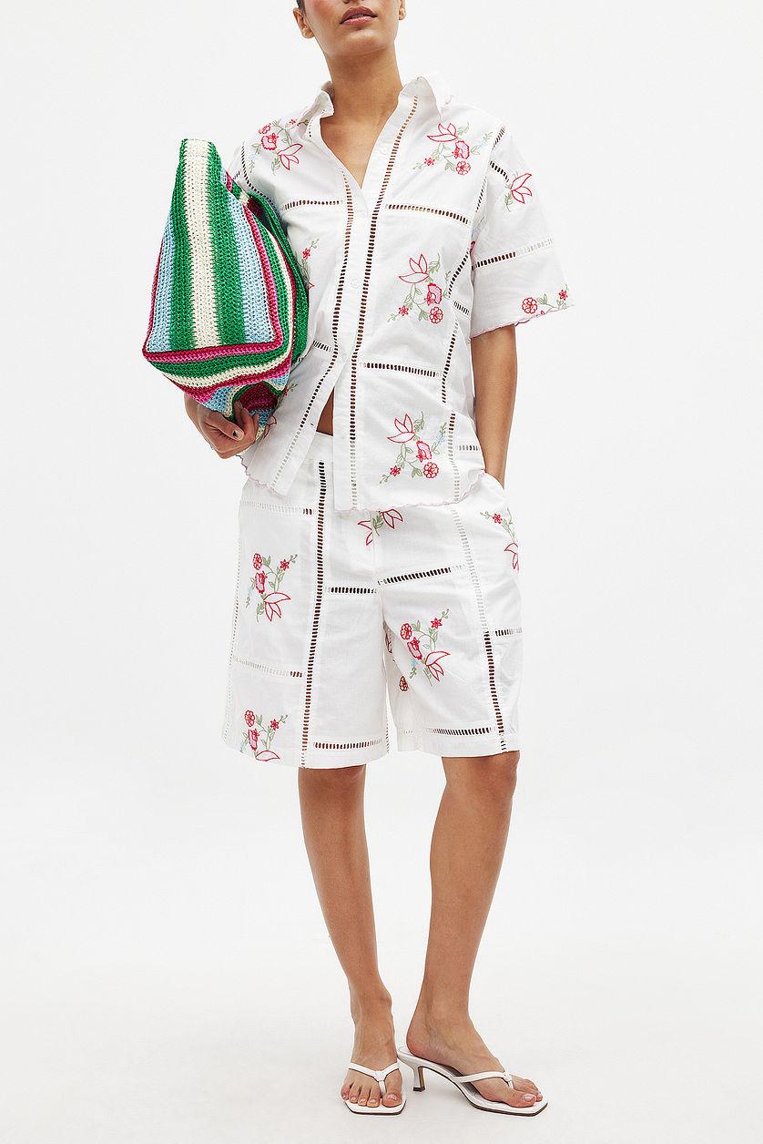 Embroidery Shorts Product Image