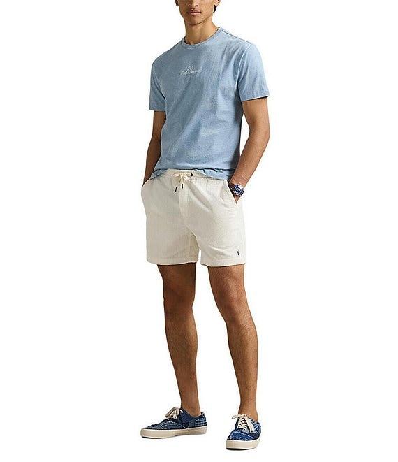 Polo Ralph Lauren Short Sleeve Classic Fit Chain-Stitch Logo Jersey T-Shirt Product Image