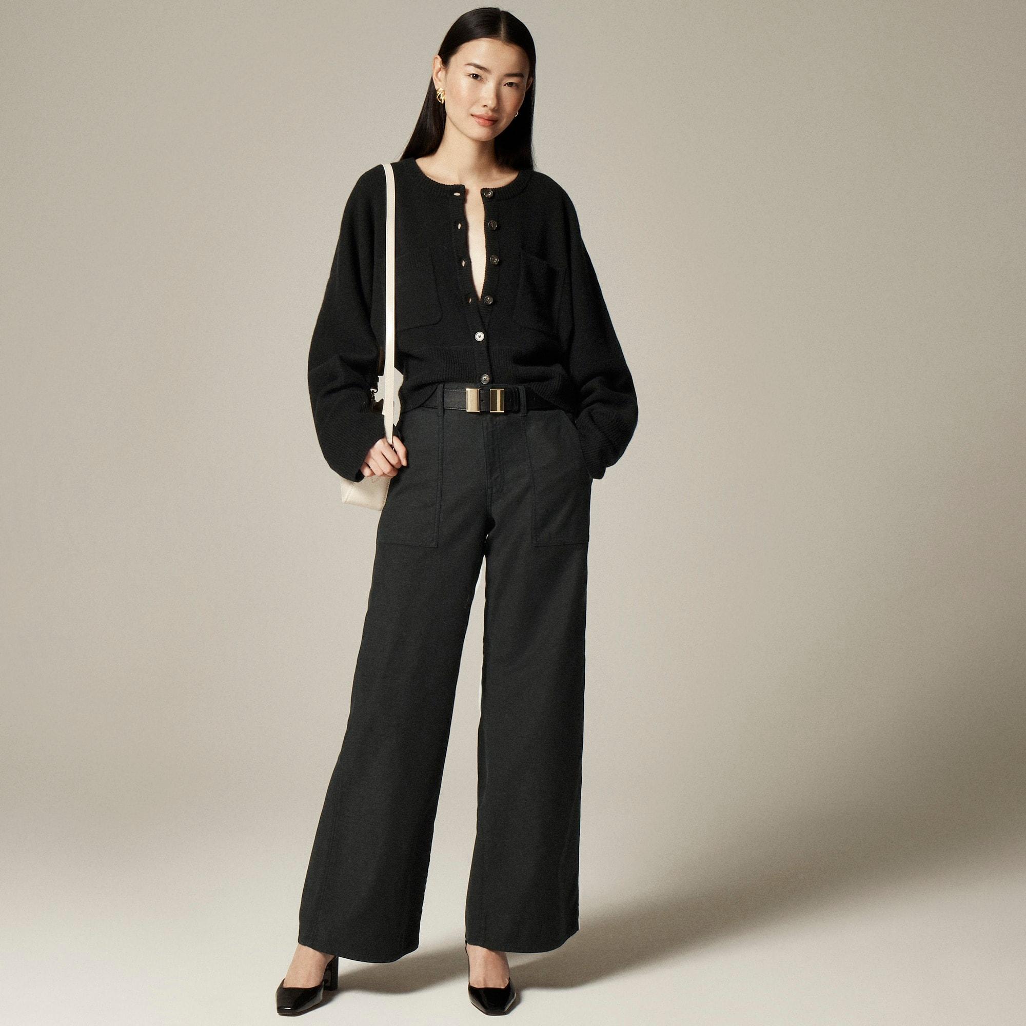 Camp-pocket wide-leg pant Product Image