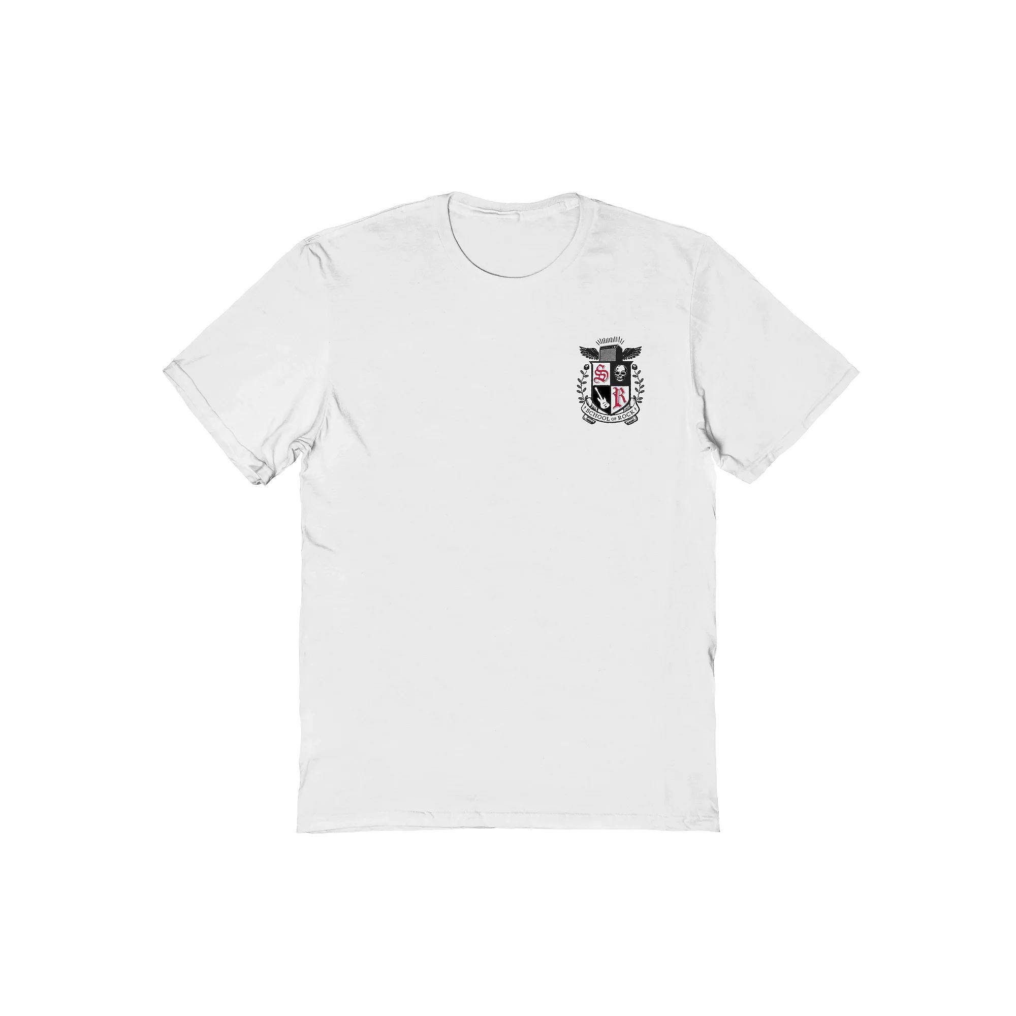 Men's School of Rock Logo Graphic Tee, Size: XL, White Product Image