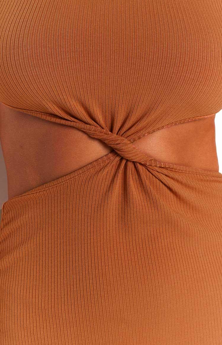 Aniko Rust Cut Out Mini Dress Product Image