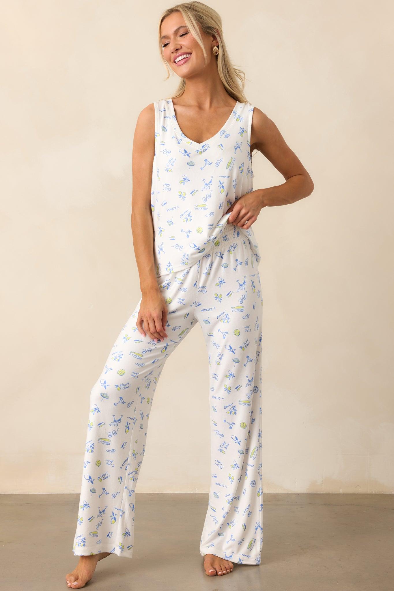 Z Supply White Dawn Ciao Bella Pant Product Image