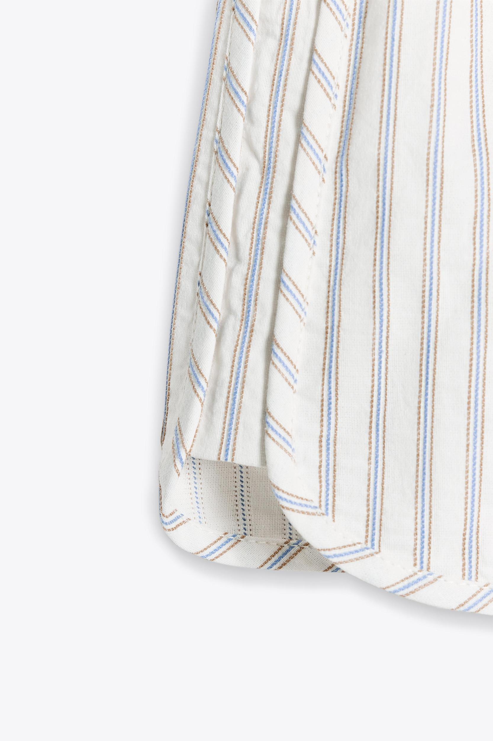 DRAWSTRING STRIPED SHORTS Product Image