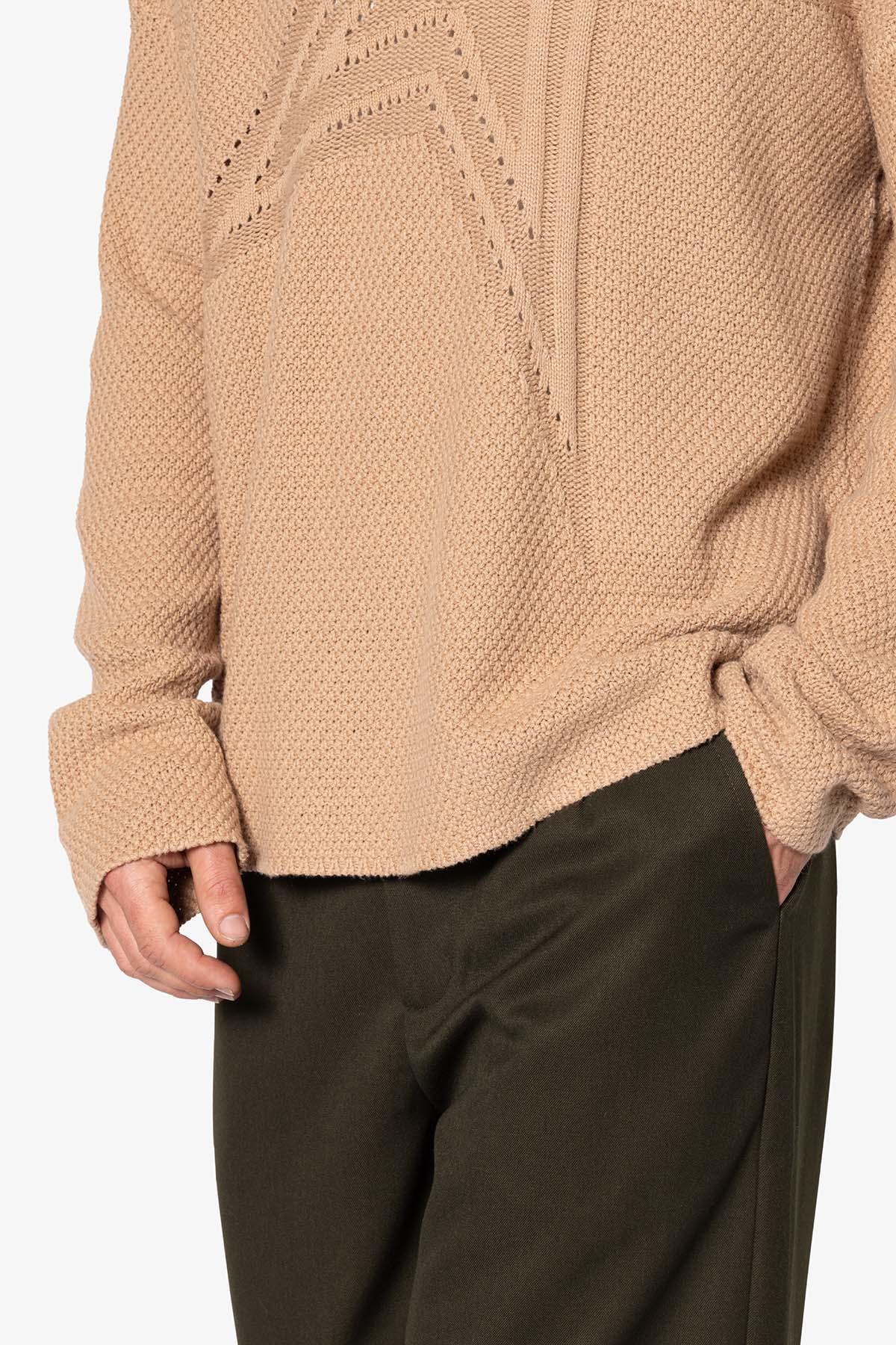 Boat Neck Star Sweater - Tan Product Image