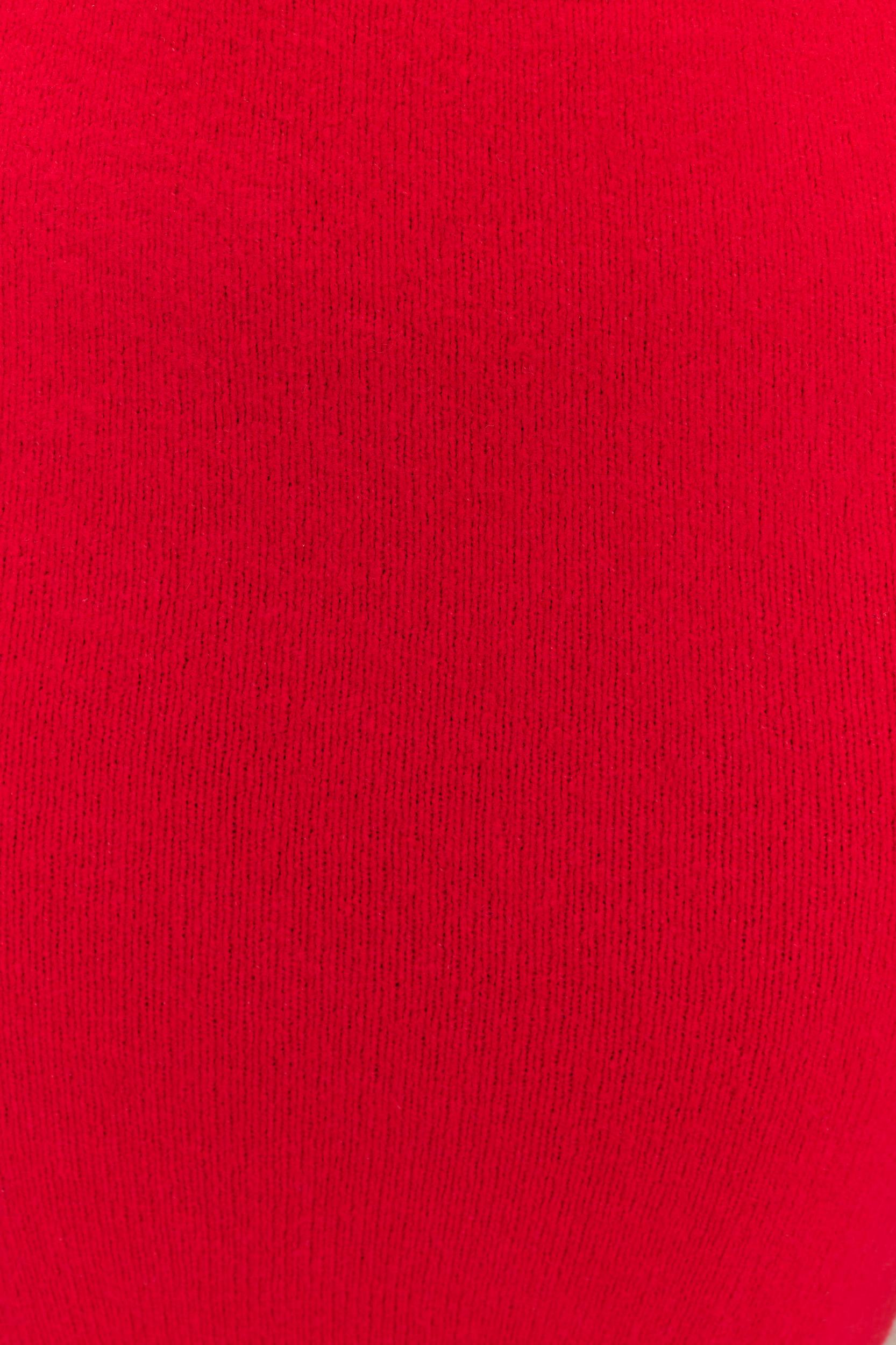 Elise Knit Maxi Skirt - Red Product Image