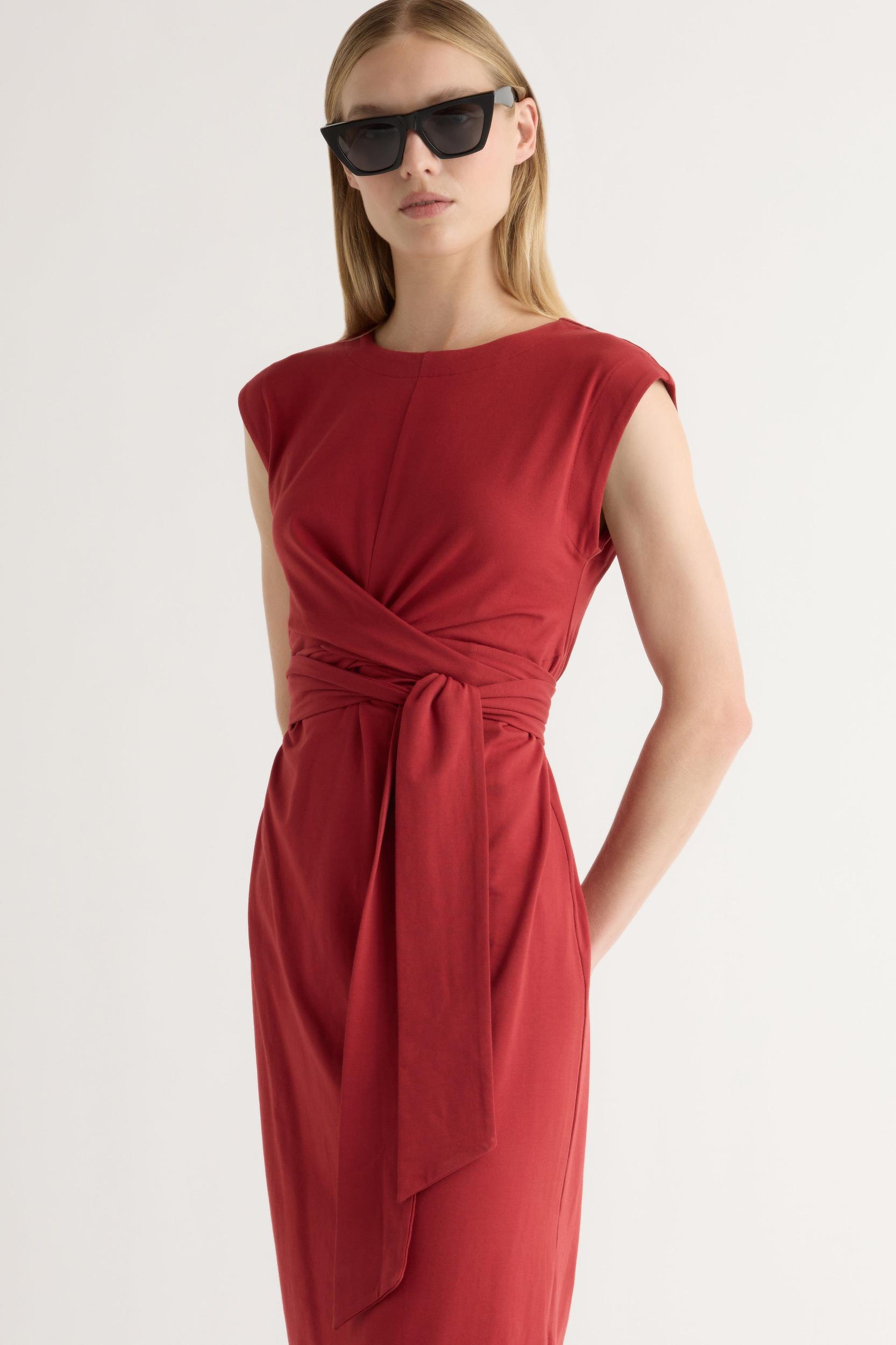 Fei Tie-Front Organic Cotton Dress Product Image