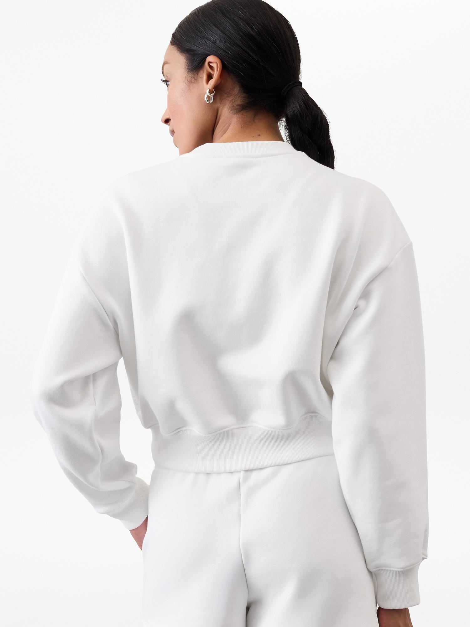 Heavyweight Terry Crop Crew Sweatshirt Product Image