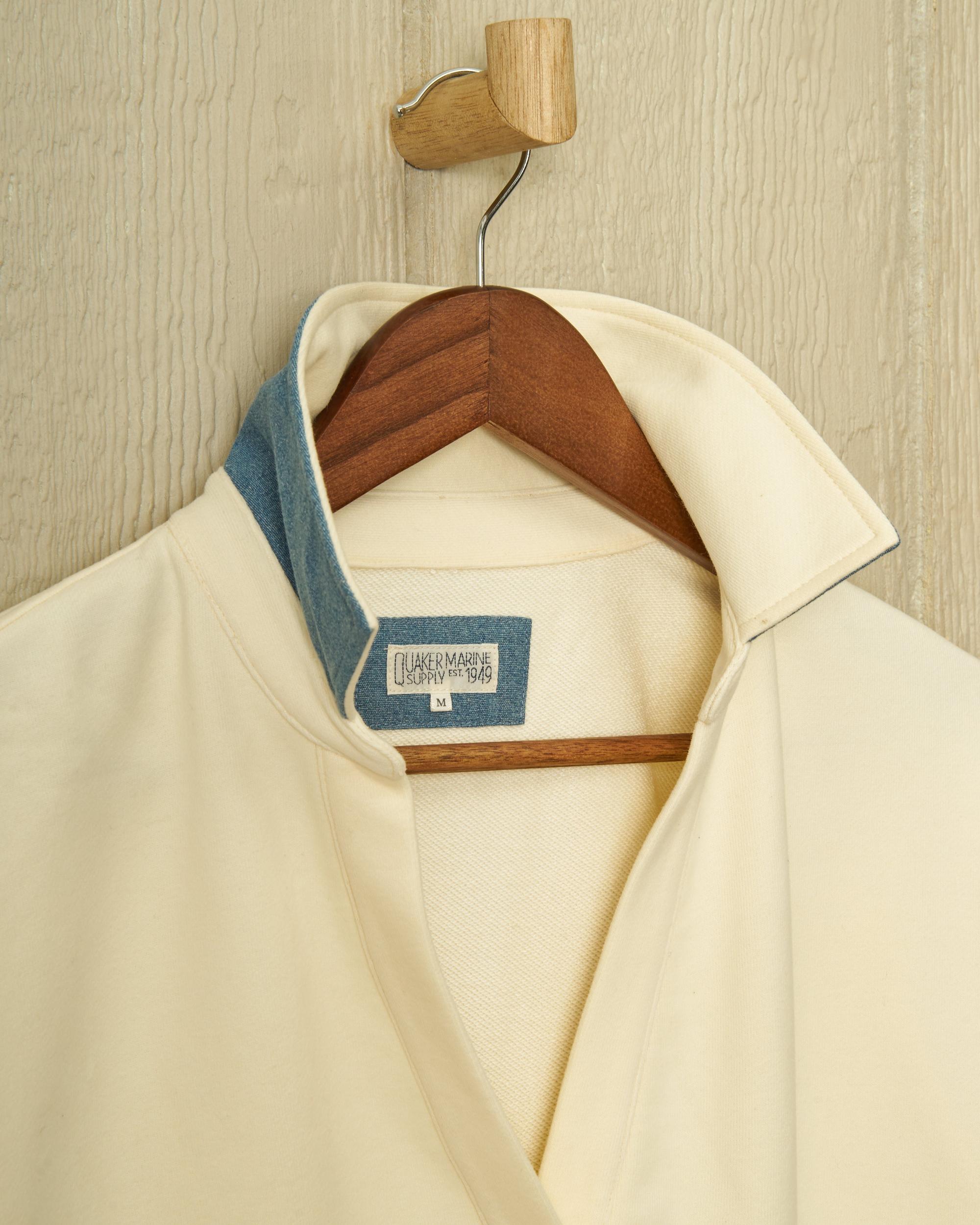 Inlet Pullover in Cream Loopback Terry Product Image