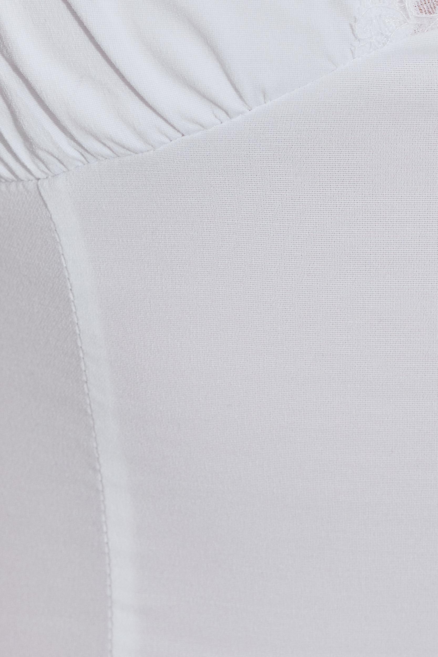 Lace Trim Plunge Halter Top Product Image