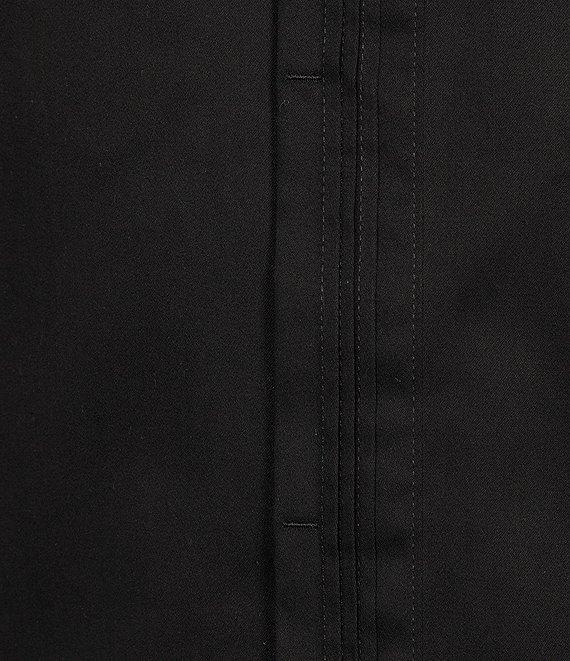 Murano Slim Fit Solid Pintuck Long Sleeve Woven Shirt Product Image