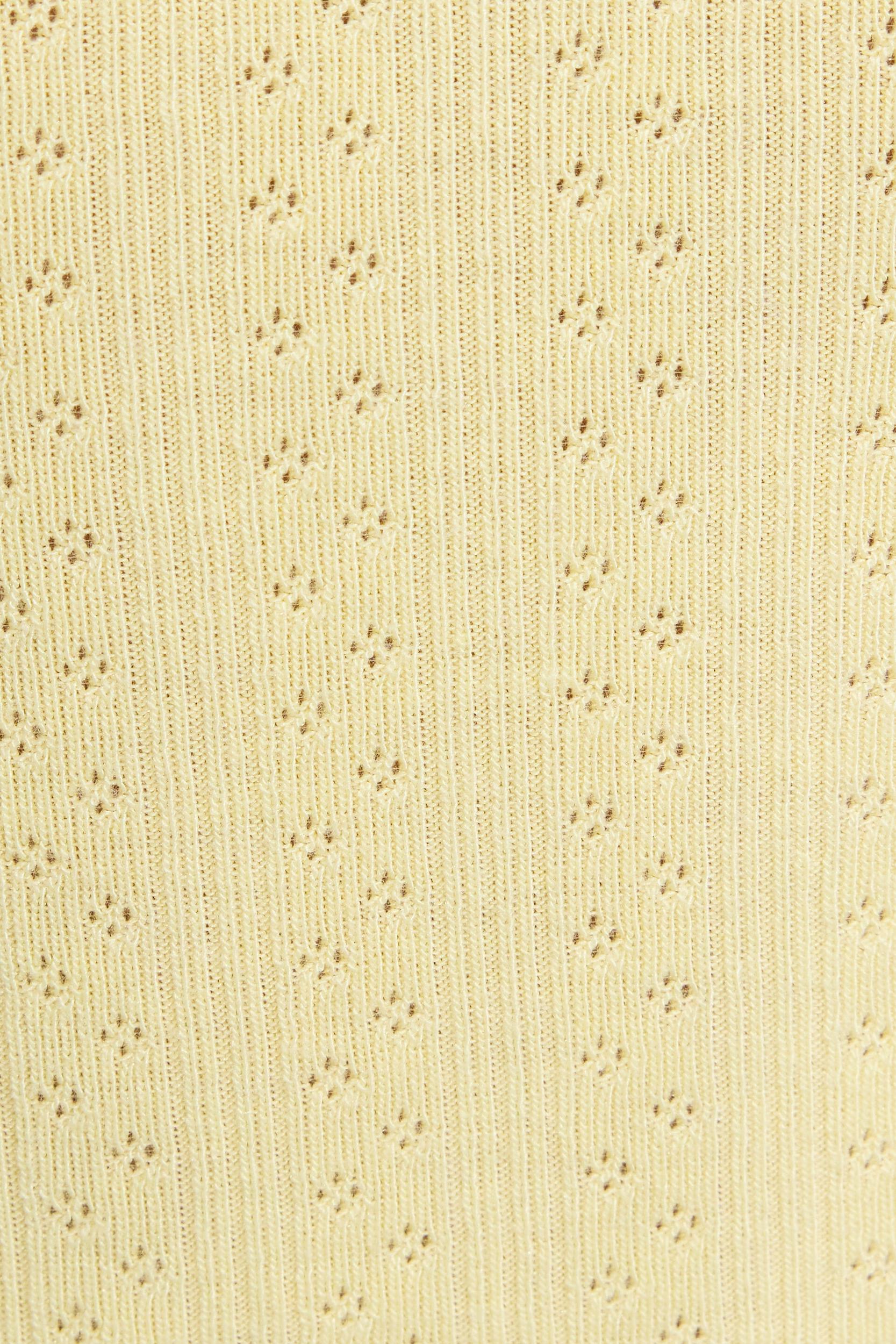 Tiny Pointelle Lettuce Edge Shorts Product Image