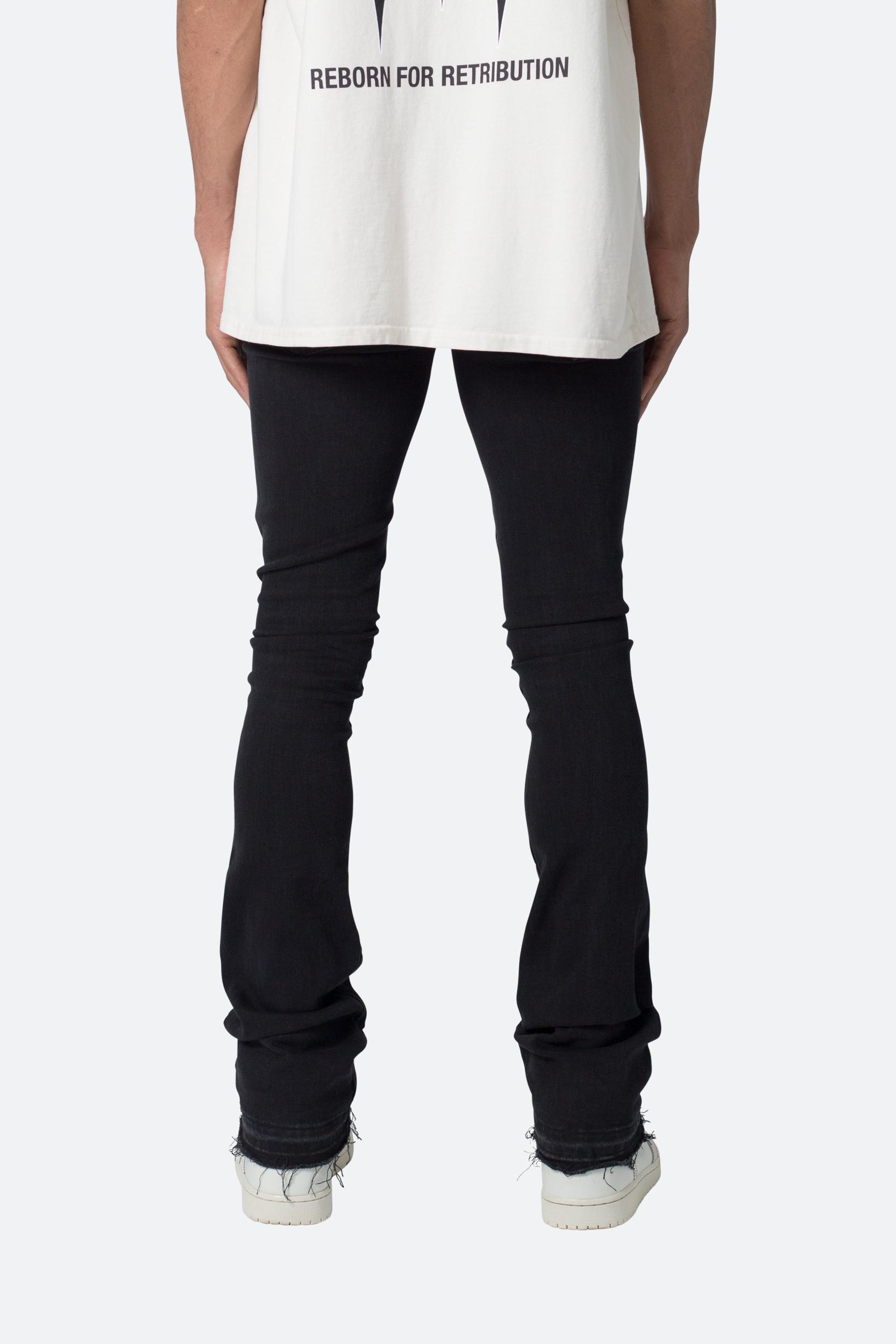 X514 Skinny Stacked Denim - Black Product Image