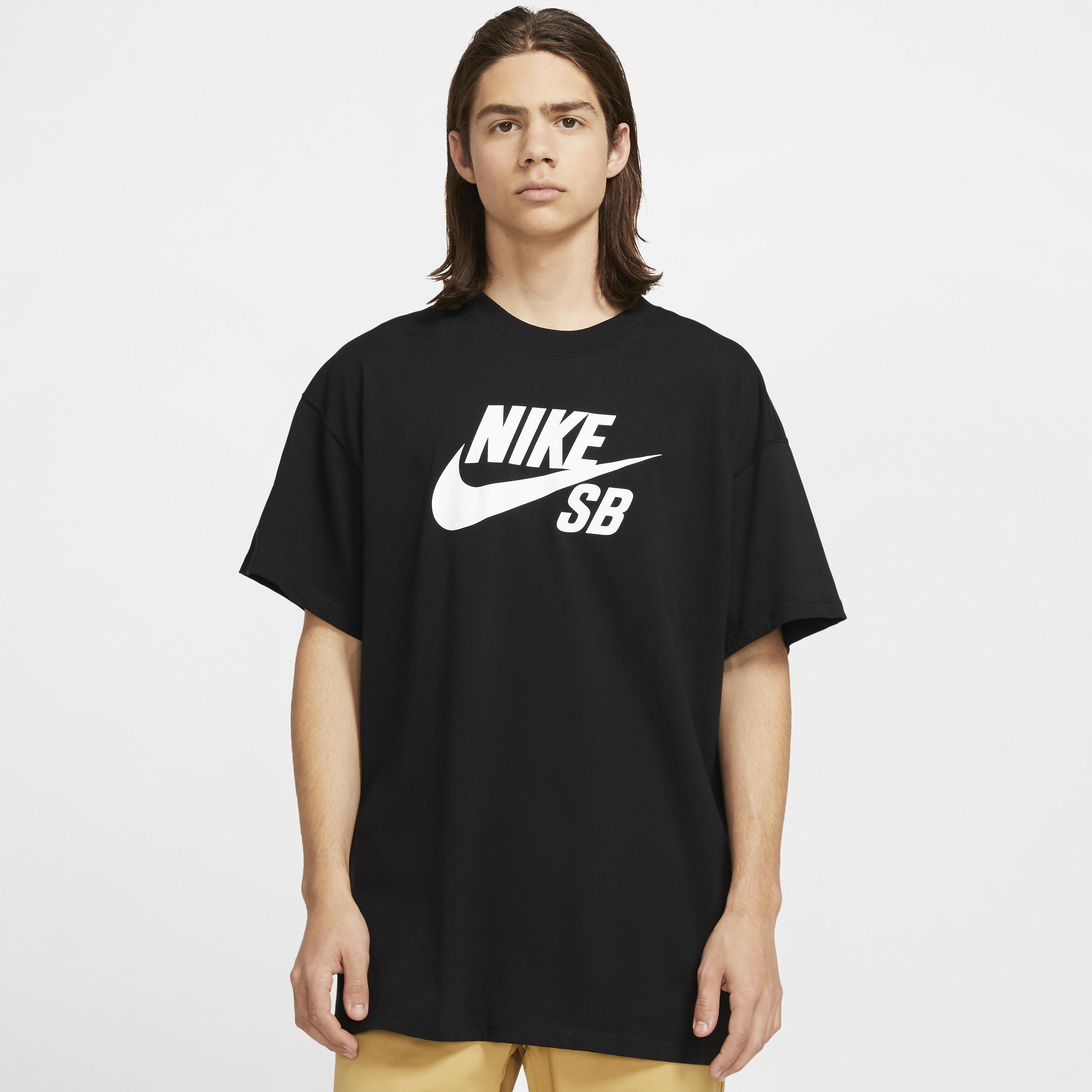 Mens Nike SB Logo Skate T-Shirt | CV7539-010 Product Image