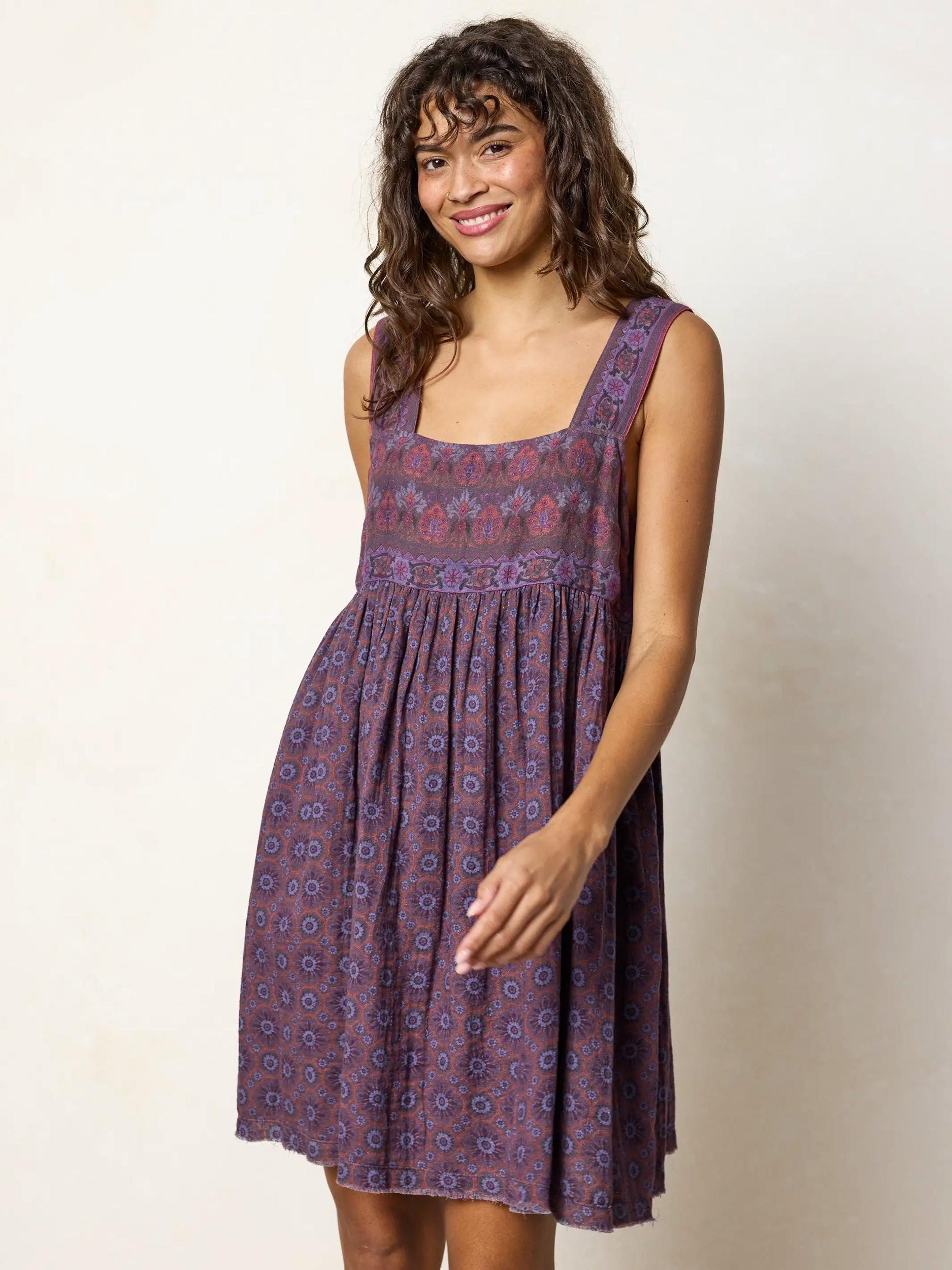 Tricia Reversible Cotton Gauze Dress Product Image