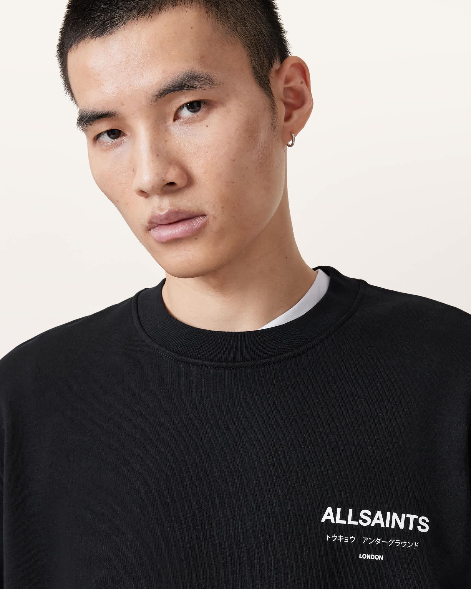 Underground Relaxed Fit Crew Neck Sweatshirt Product Image
