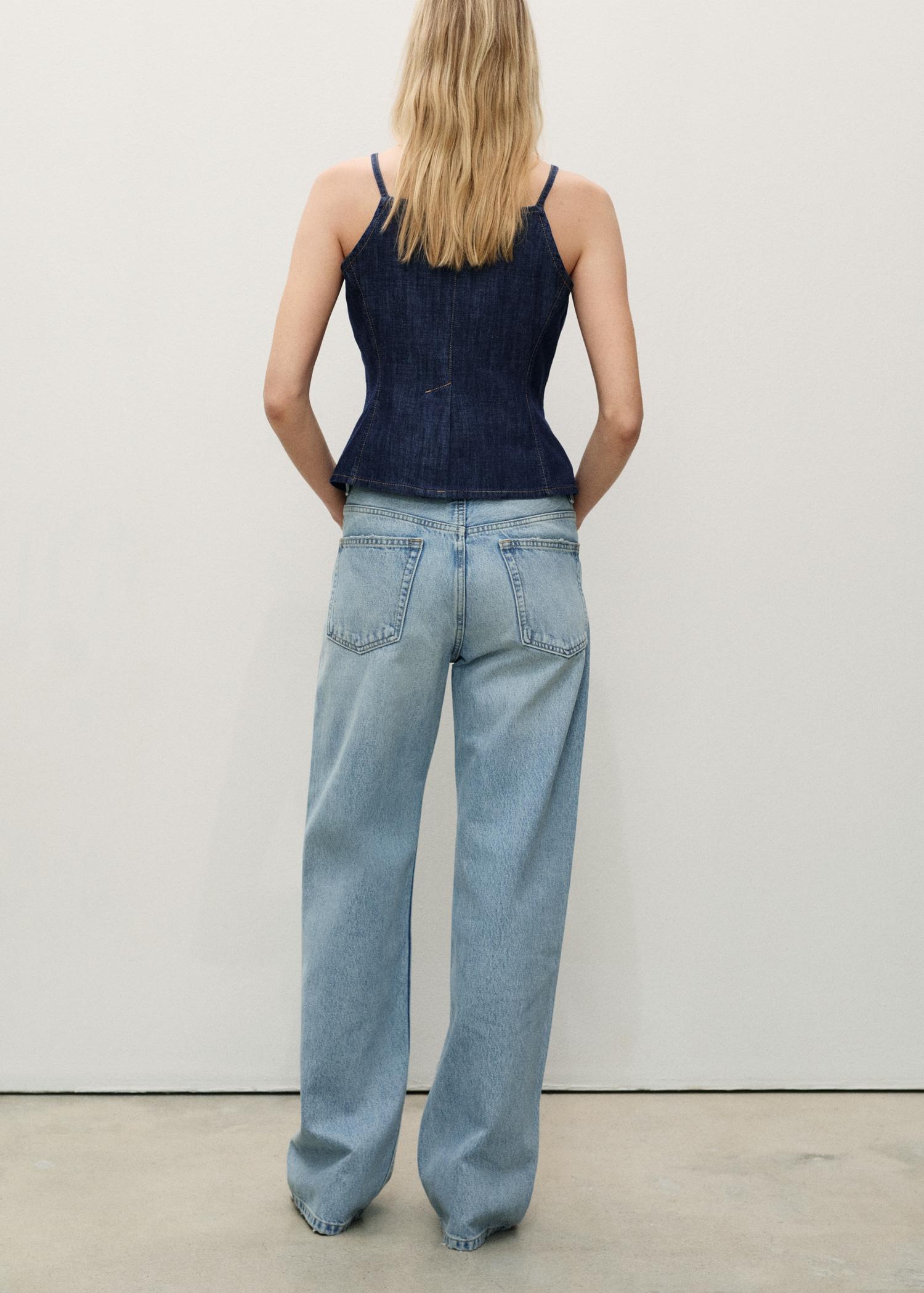 Miami medium-rise straight-fit jeans - Women | MANGO USA Product Image